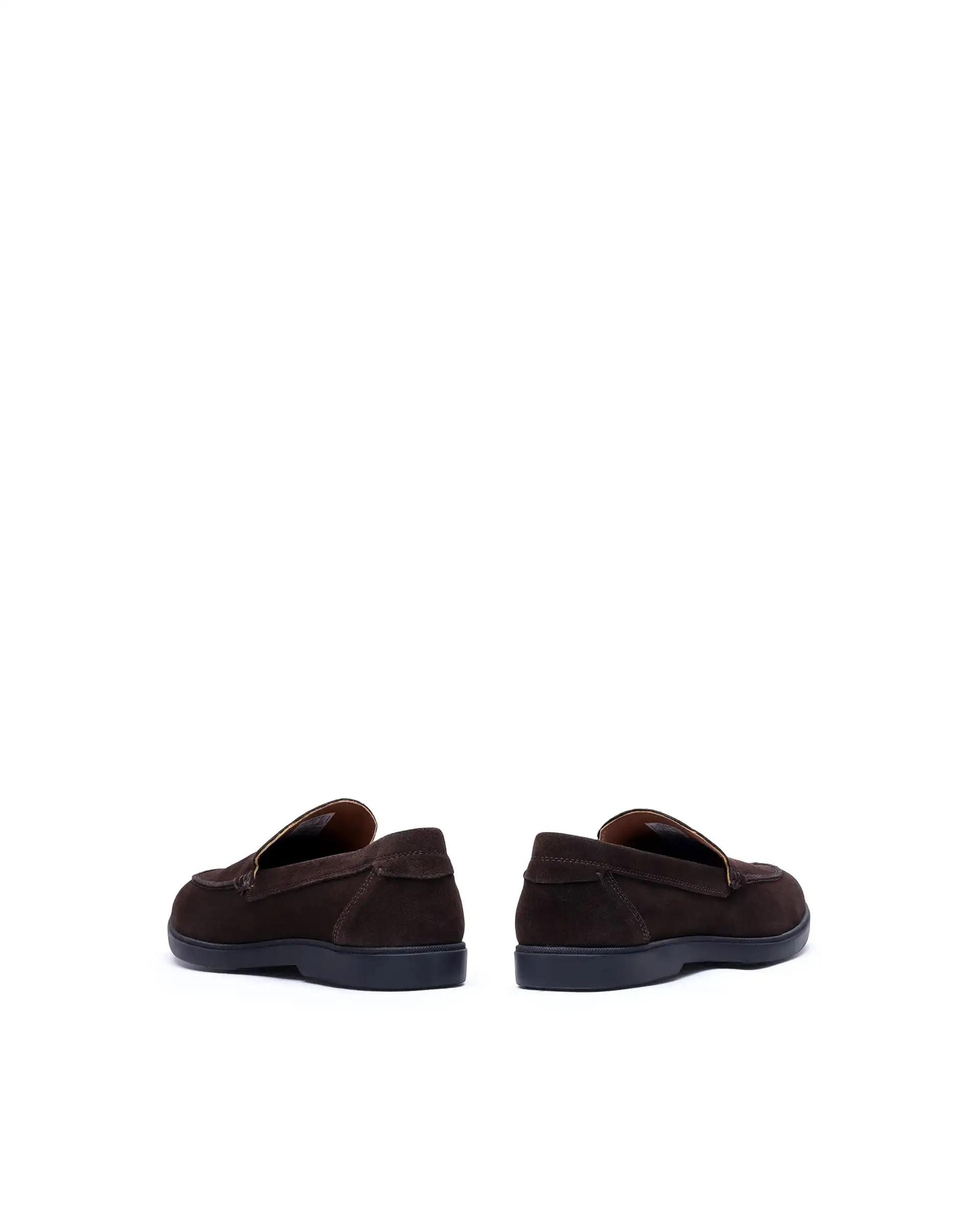 Rare Rabbit Men Velour Coffee Suede Leather Slip-On Closure Loafer - Image 6