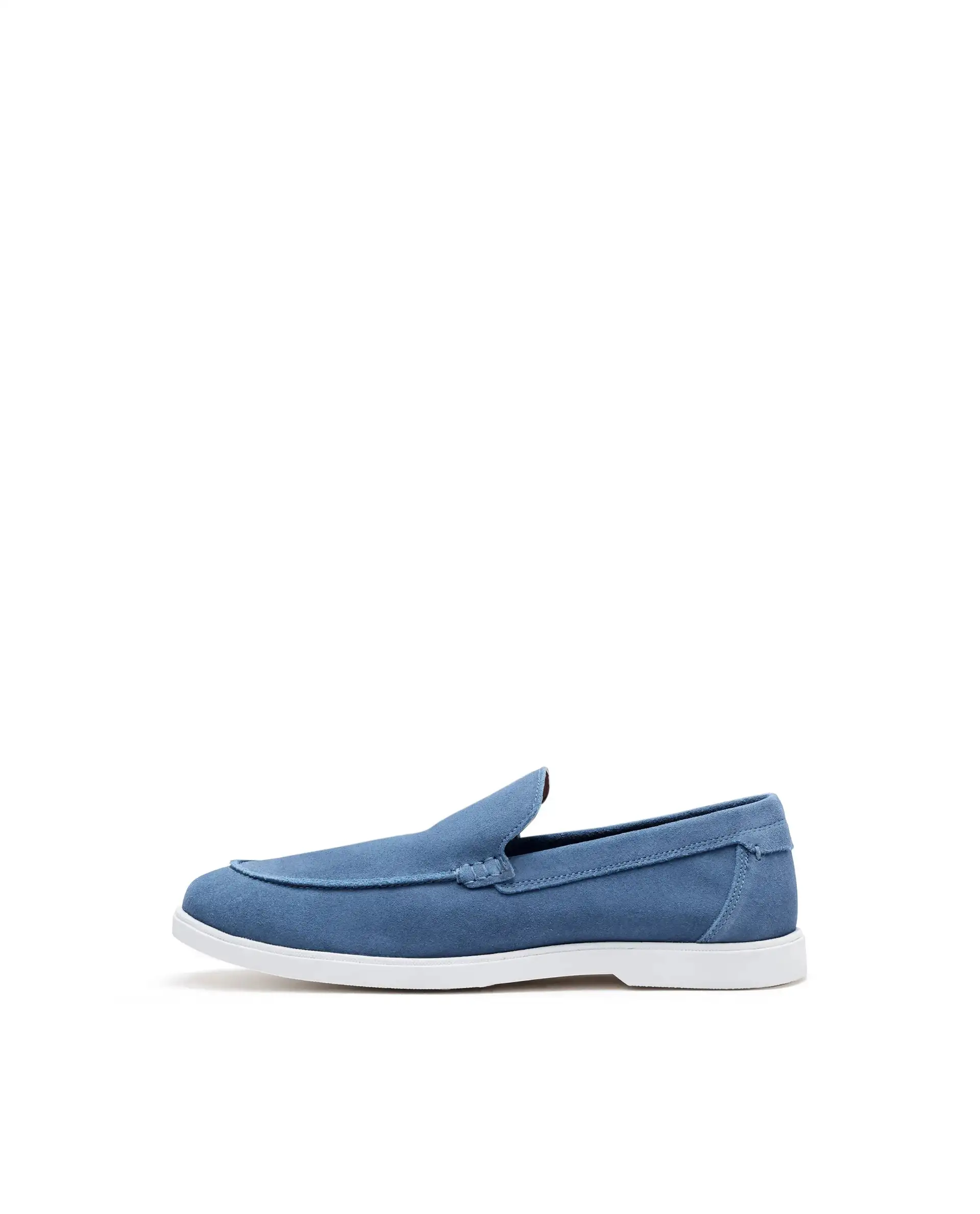Rare Rabbit Men Velour Aqua Suede Leather Slip-On Closure Loafer - Image 3