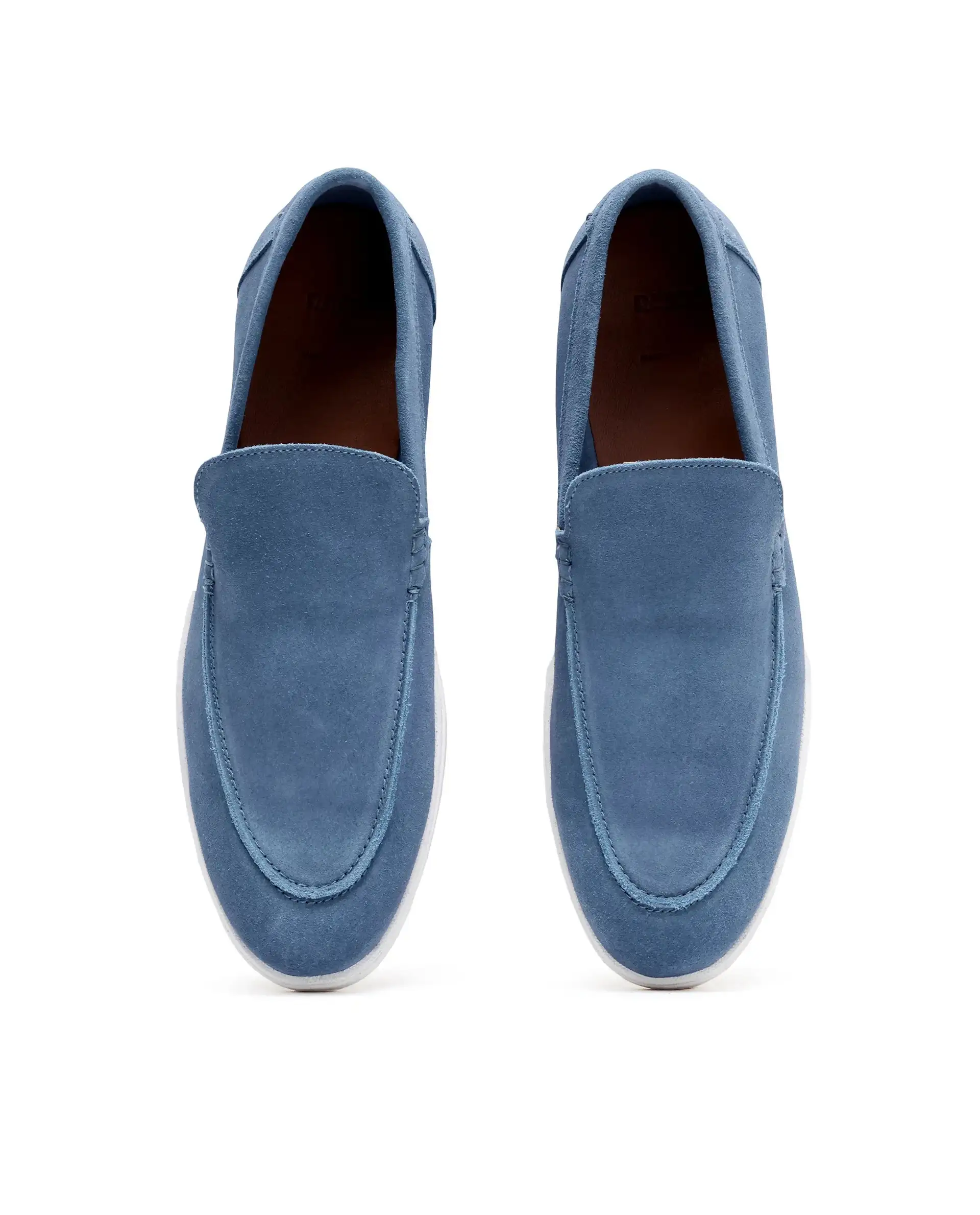 Rare Rabbit Men Velour Aqua Suede Leather Slip-On Closure Loafer - Image 5