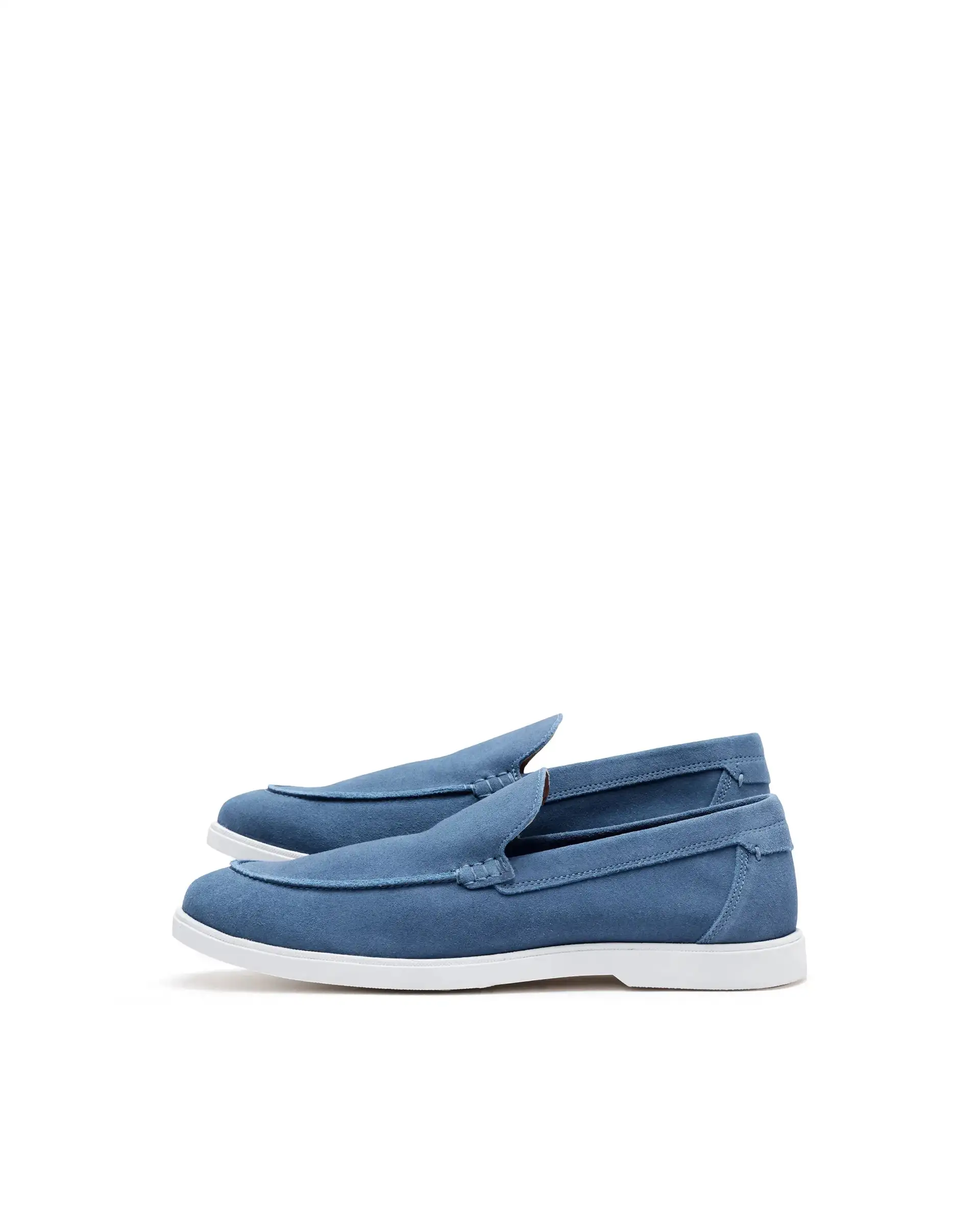 Rare Rabbit Men Velour Aqua Suede Leather Slip-On Closure Loafer - Image 7