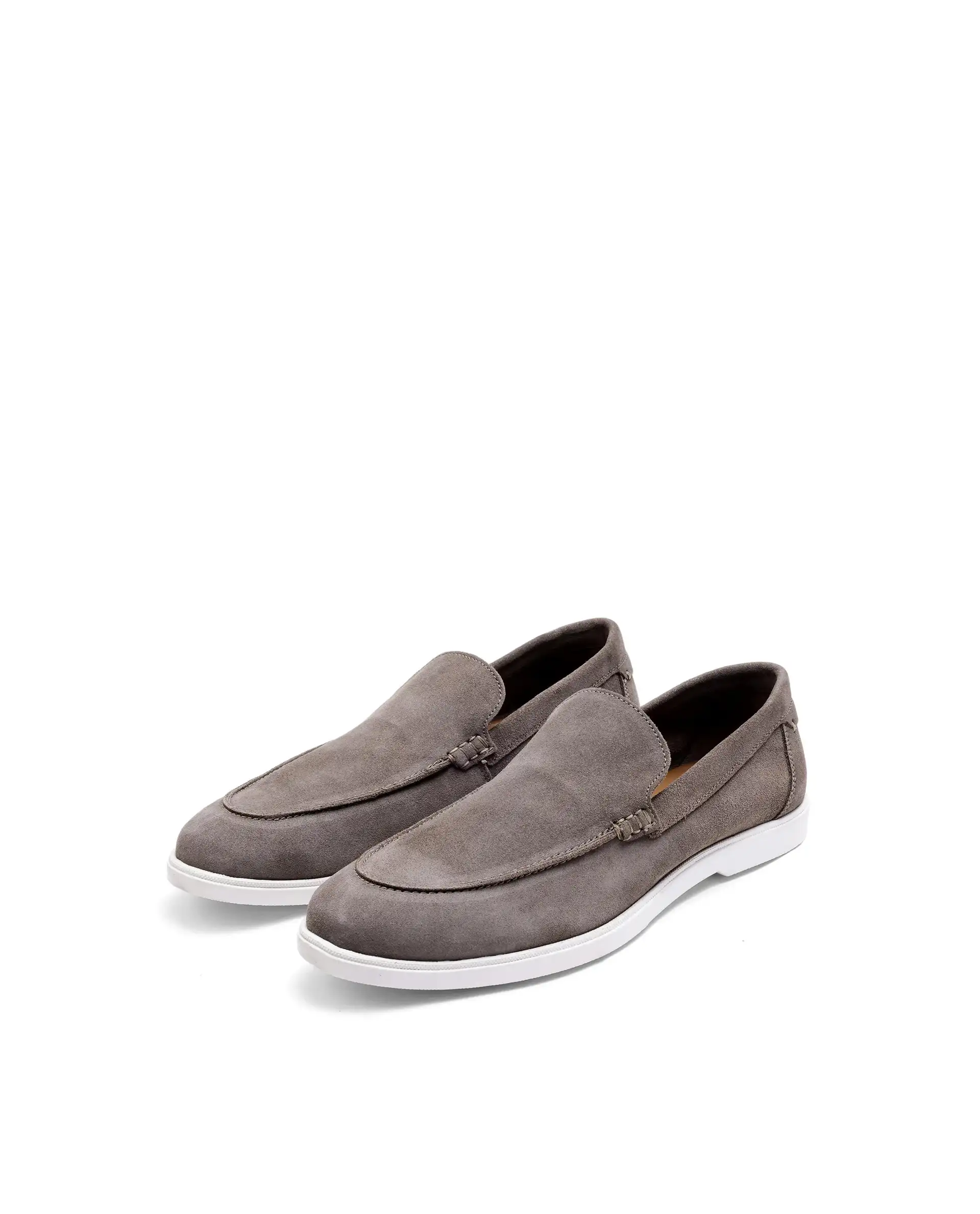 Rare Rabbit Men Velour Fawn Suede Leather Slip-On Closure Loafer - Image 3