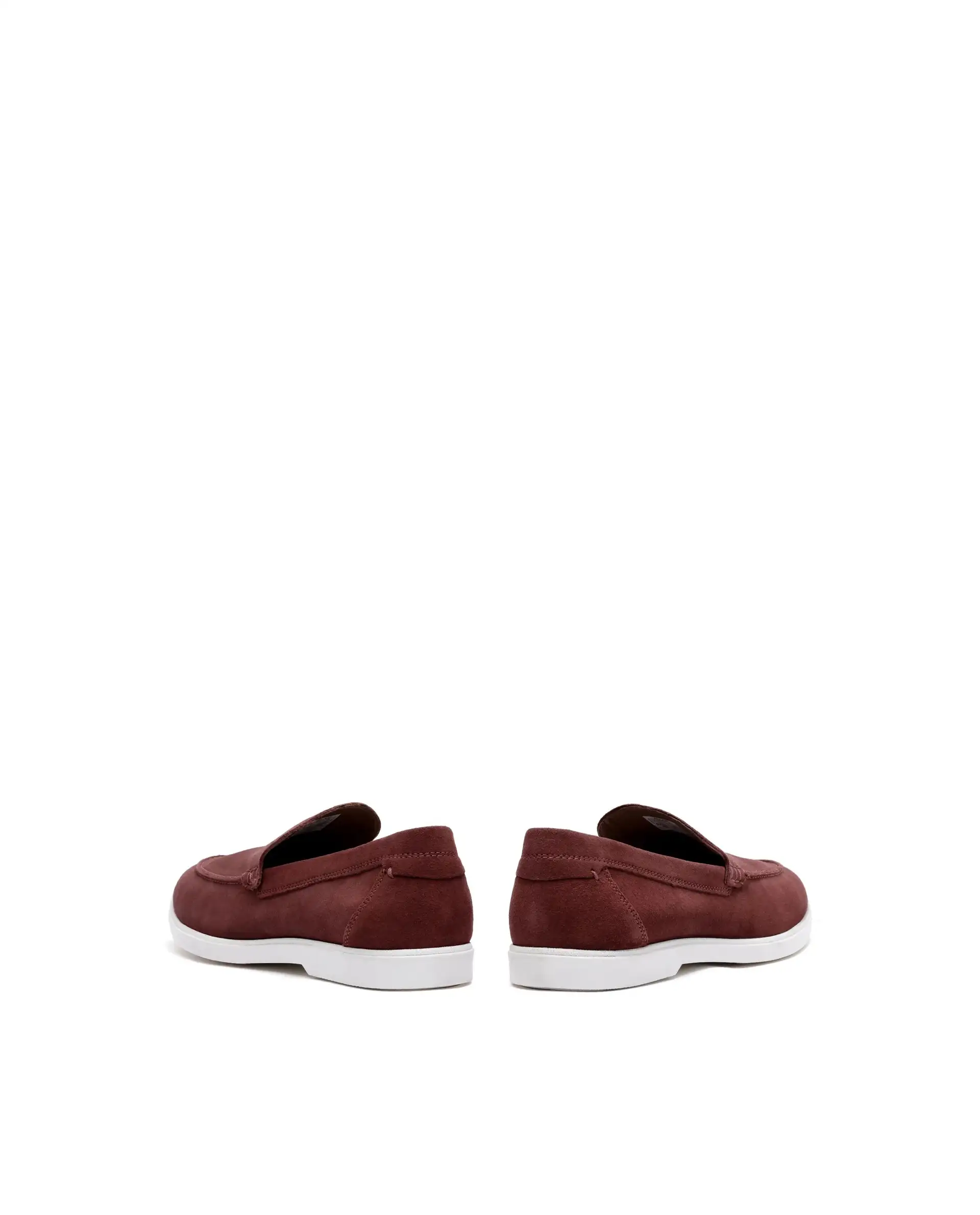 Rare Rabbit Men Velour Rust Suede Leather Slip-On Closure Loafer - Image 6