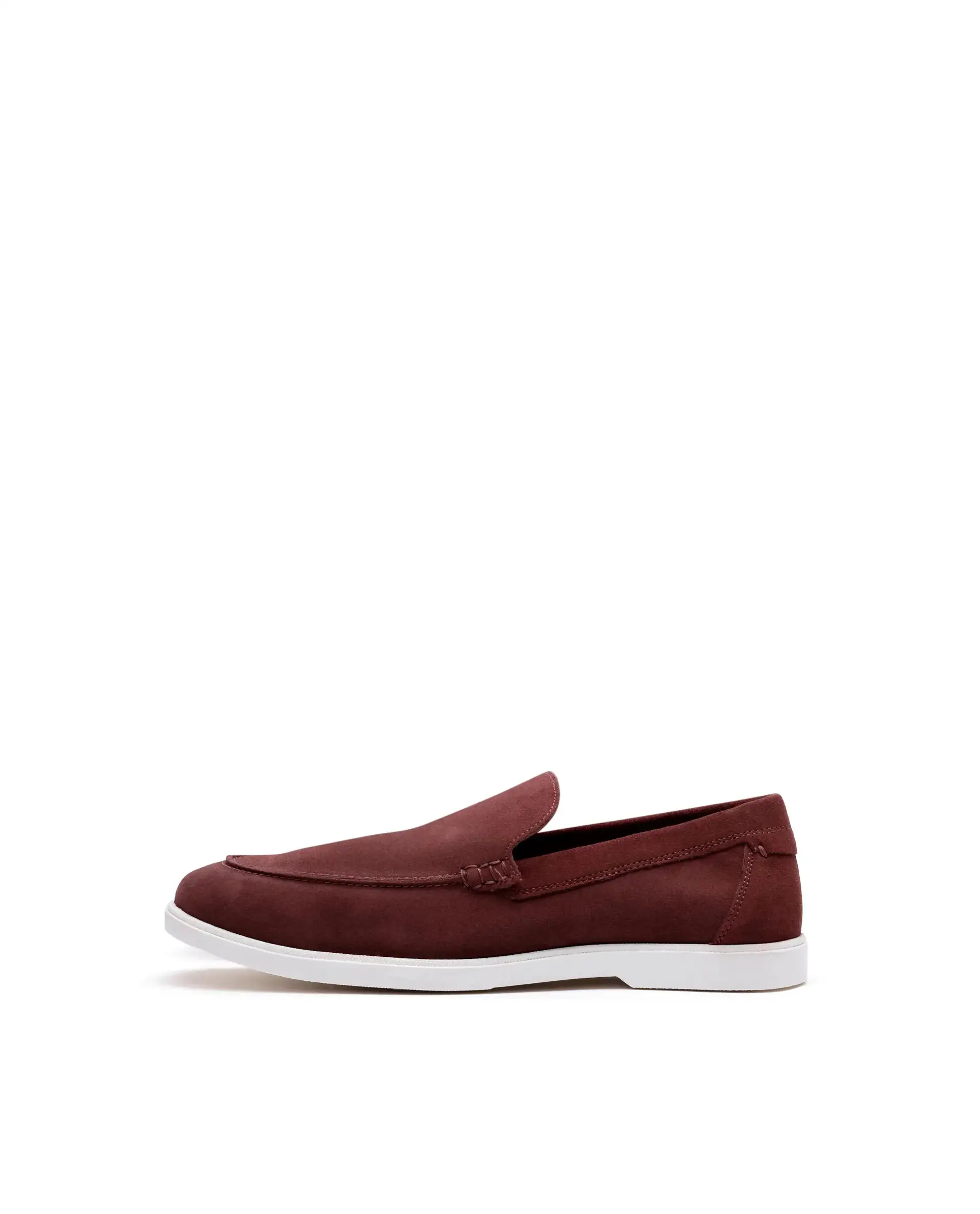 Rare Rabbit Men Velour Rust Suede Leather Slip-On Closure Loafer - Image 9