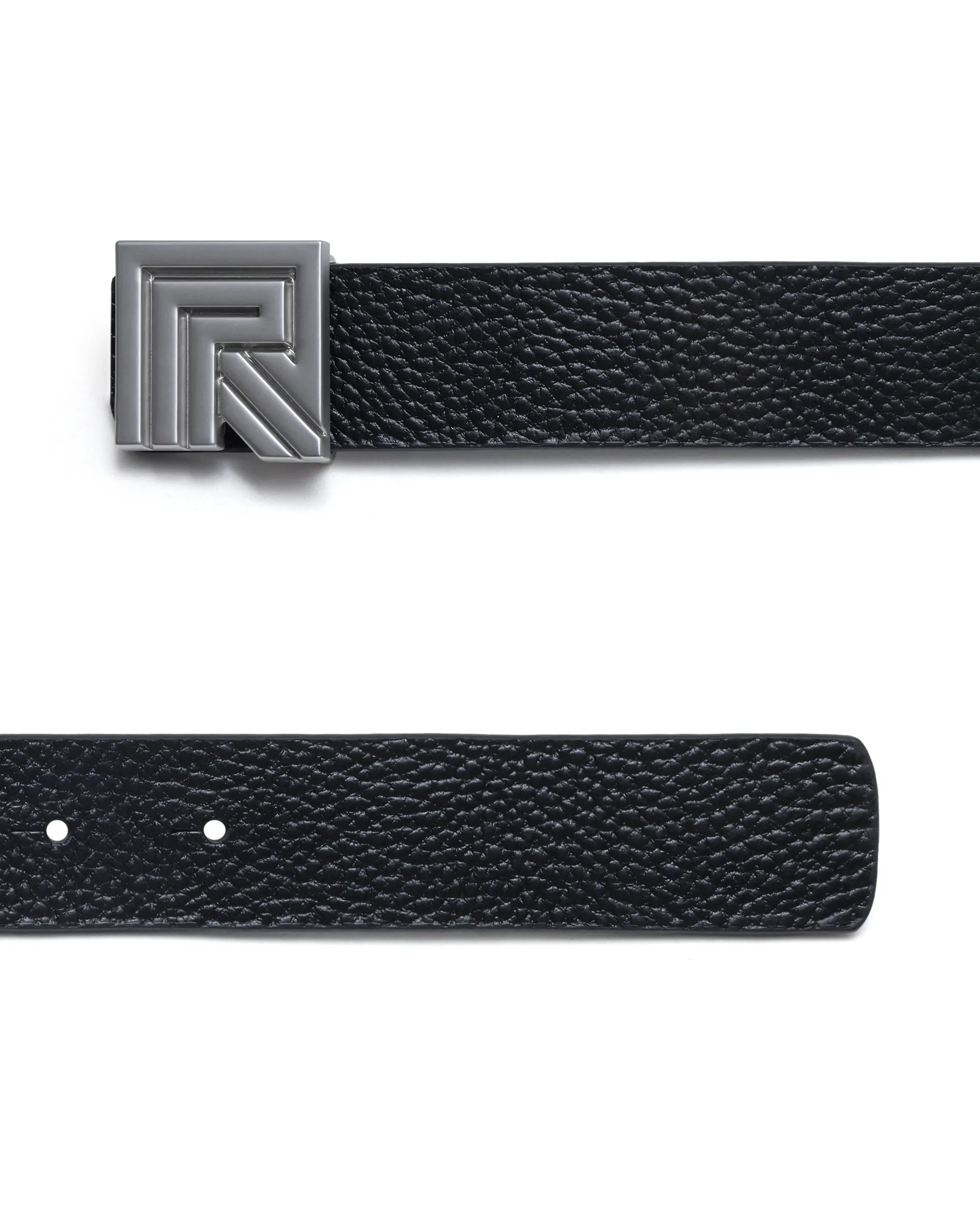Rare Rabbit Men Vero Black Non Reversible Leather Belt - Image 2