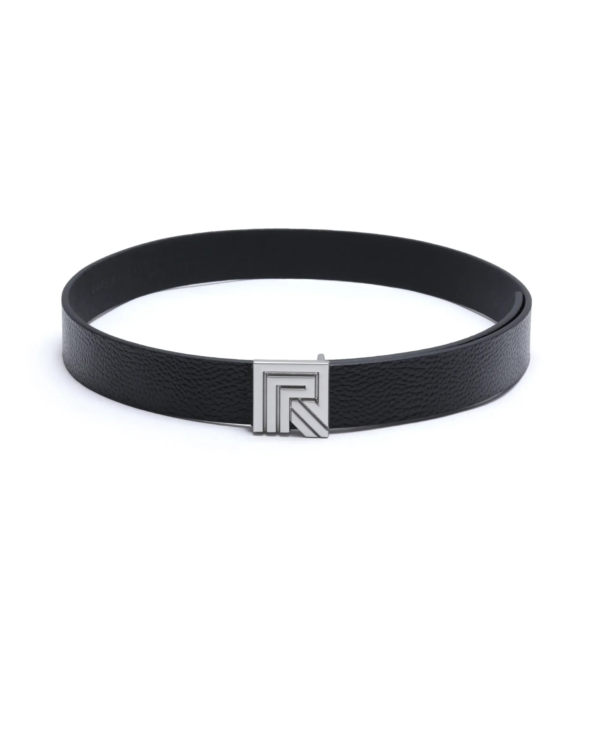 Rare Rabbit Men Vero Black Non Reversible Leather Belt - Image 5