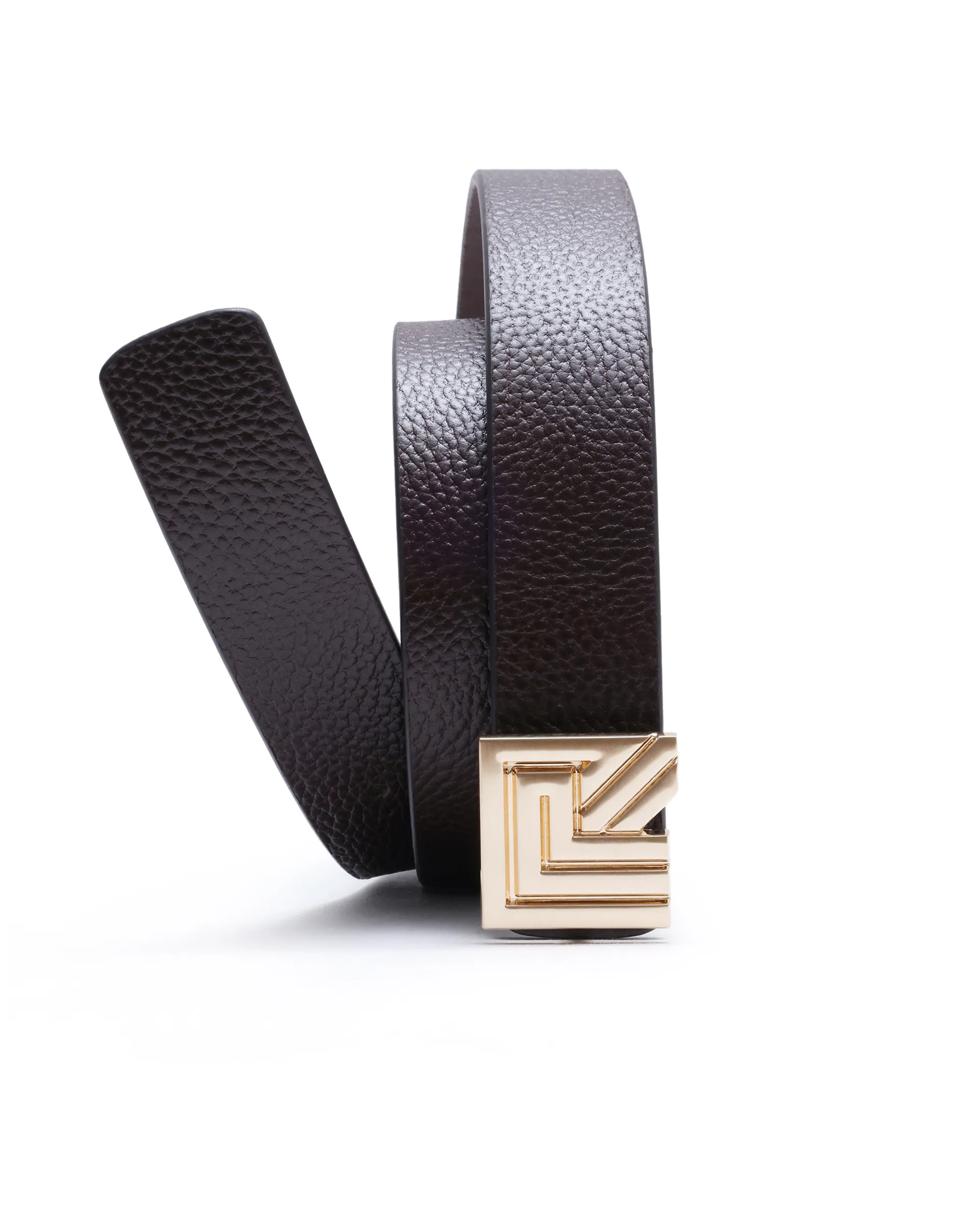 Rare Rabbit Men Vero Brown Non Reversible Leather Belt - Image 3