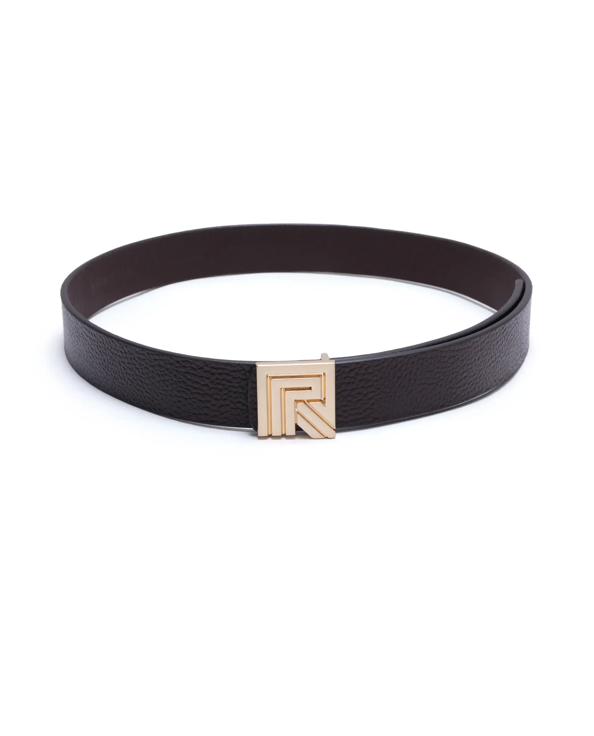 Rare Rabbit Men Vero Brown Non Reversible Leather Belt - Image 5