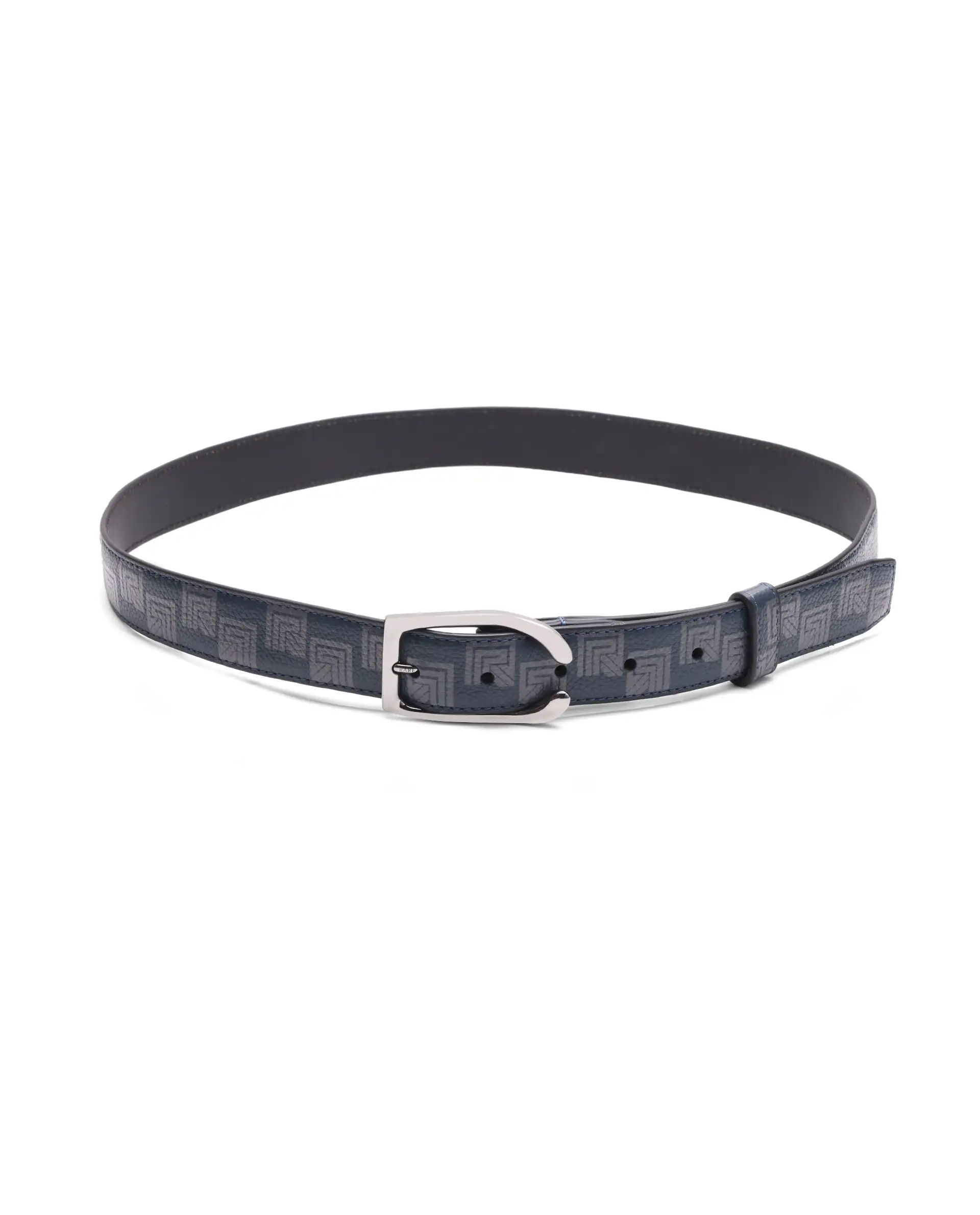 Rare Rabbit Men Vero Navy Leather Belt - Image 2