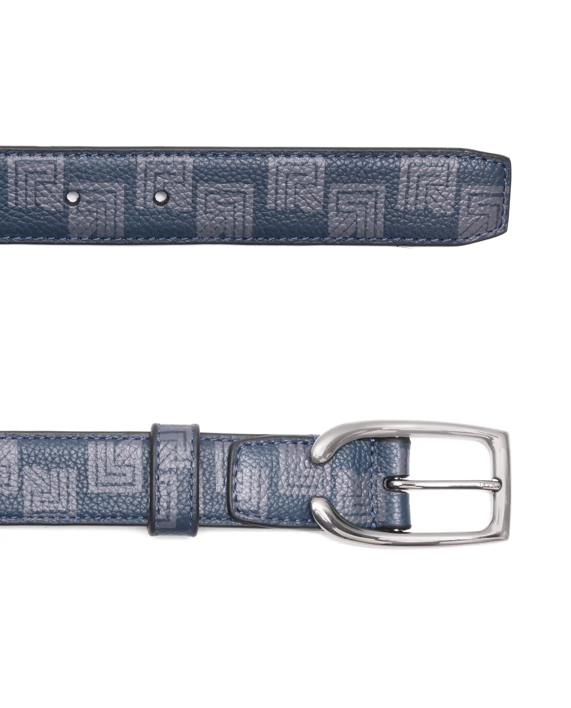 Rare Rabbit Men Vero Navy Leather Belt - Image 4