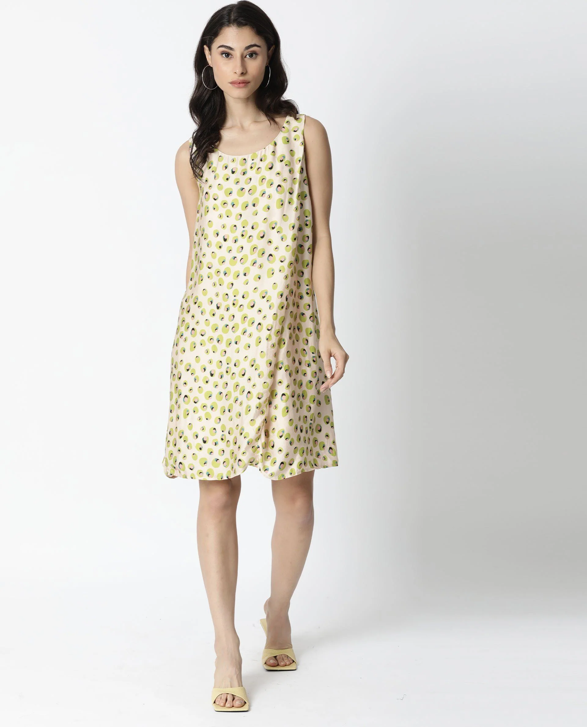Rareism Women's Vian Beige Dress