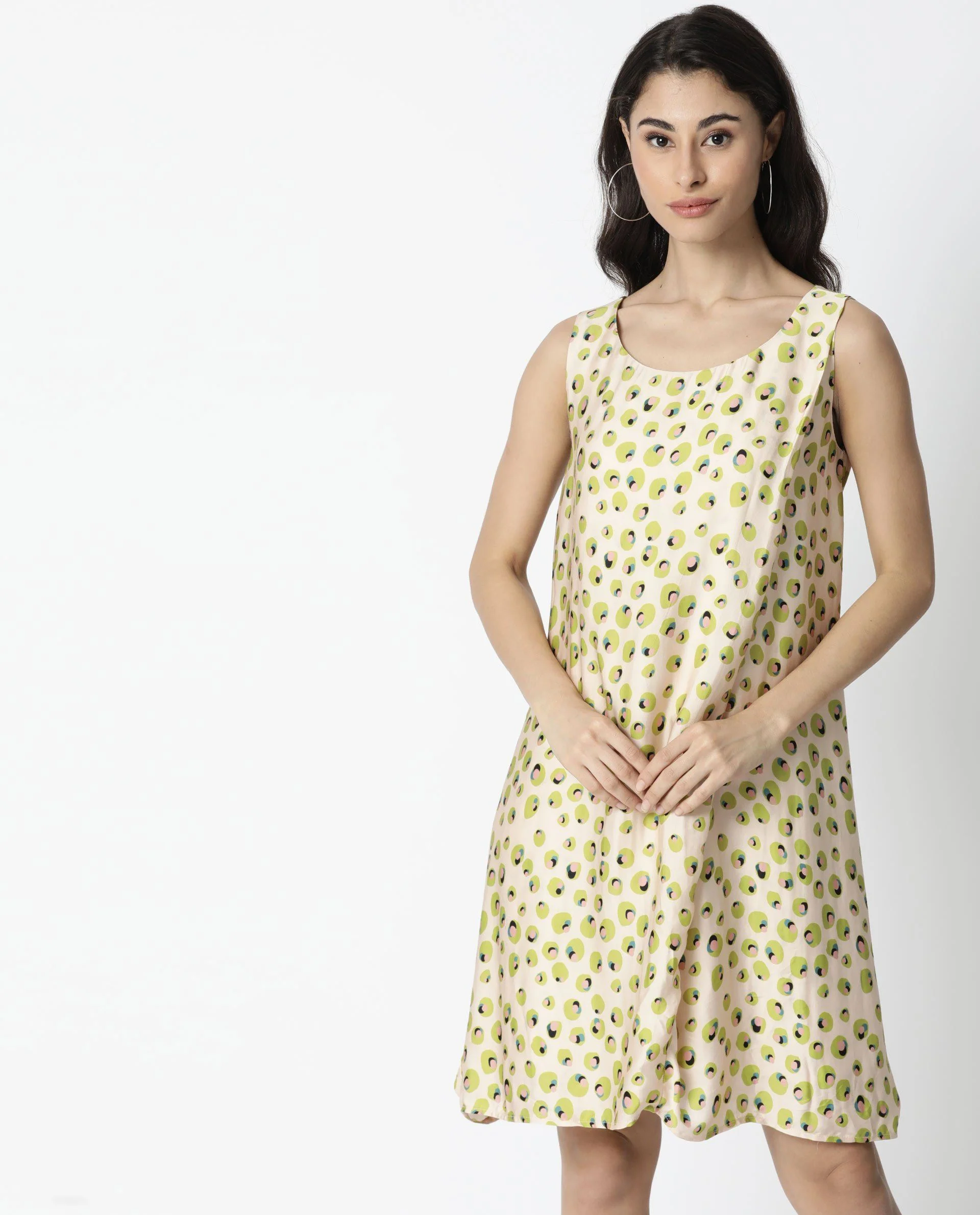 Rareism Women's Vian Beige Dress - Image 3