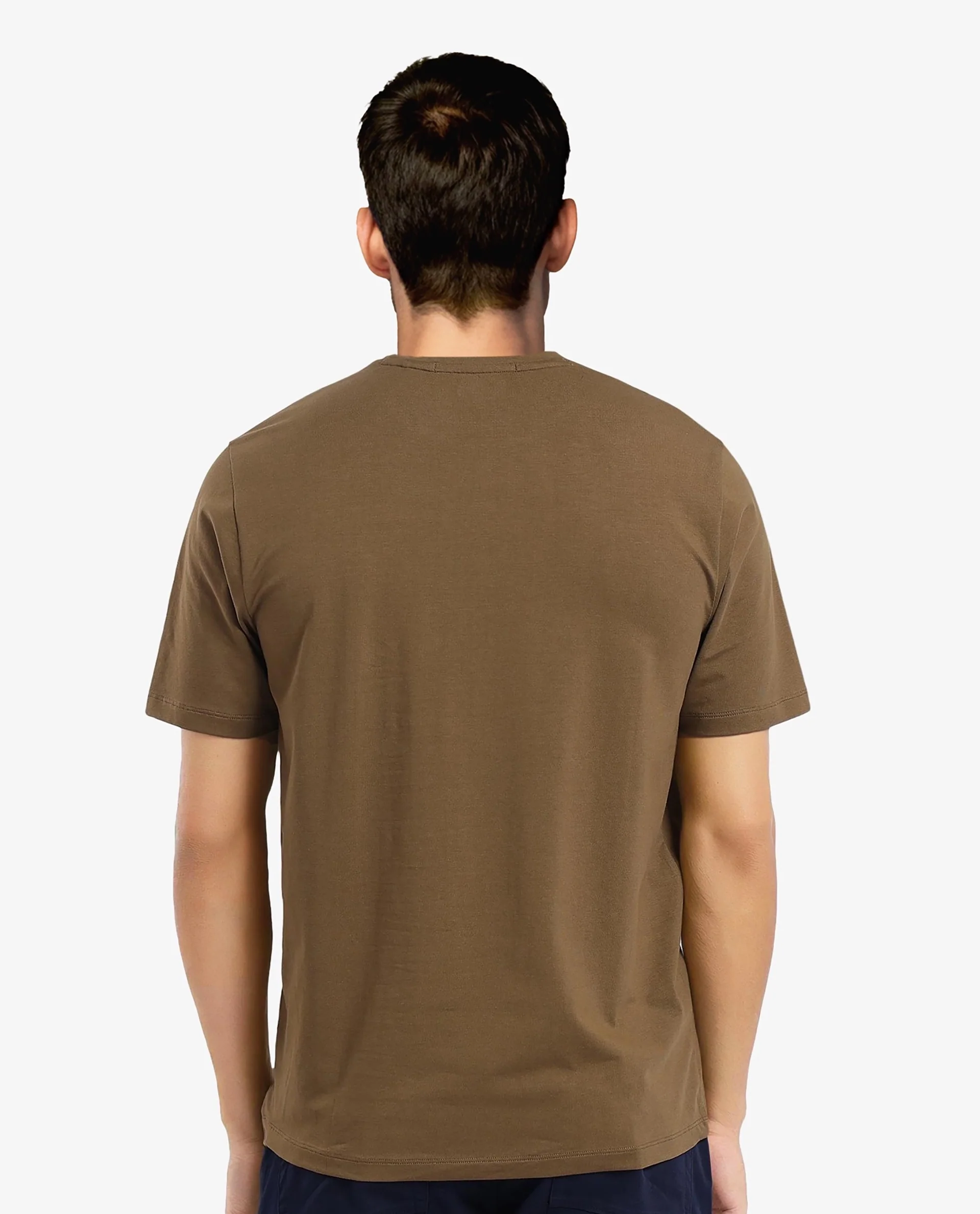 Rare Rabbit Men's Vin Dark Green Cotton Blend printed Regular Fit Half Sleeve Crew Neck T-Shirt - Image 4
