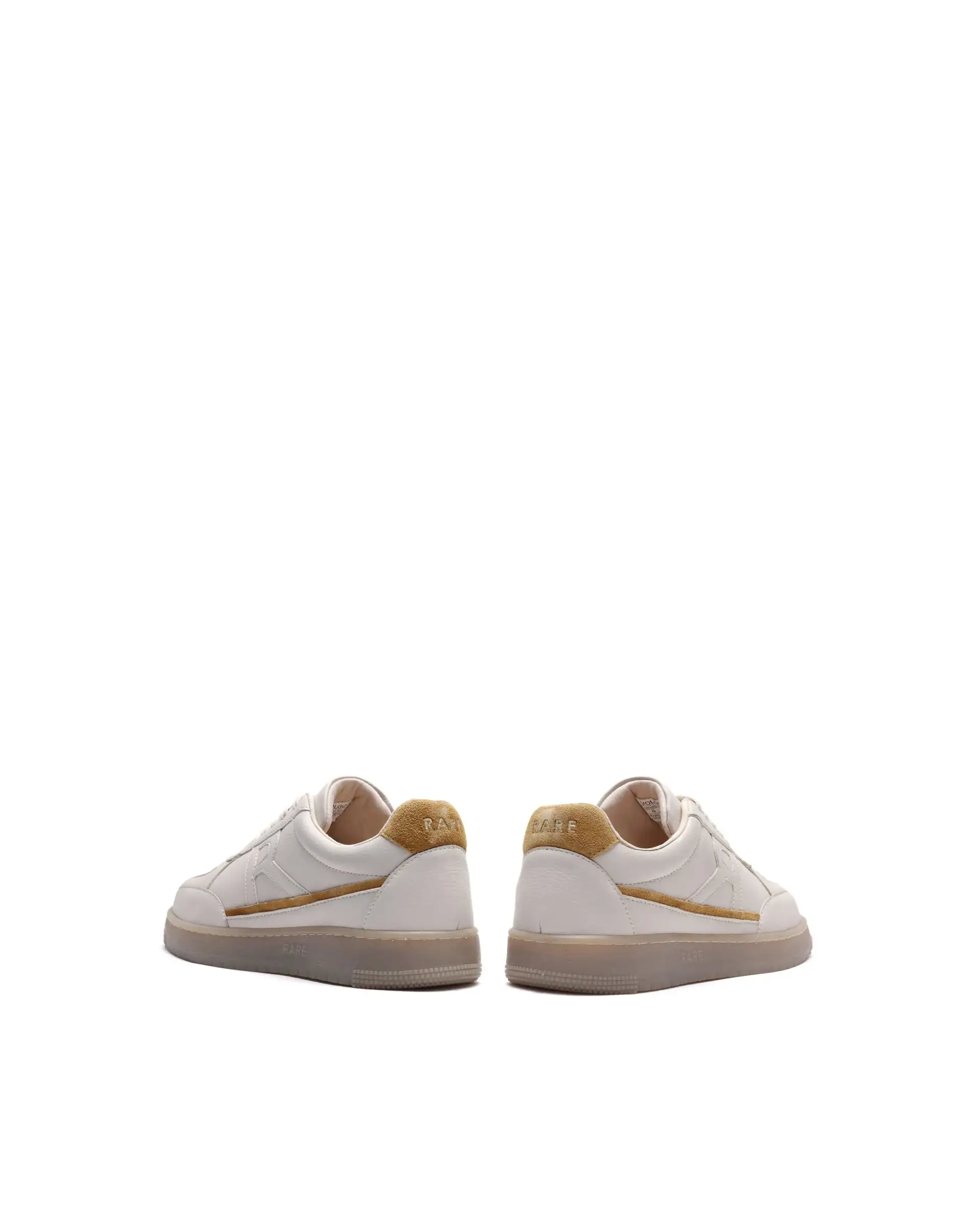 Rare Rabbit Men's Volgo Beige Micro Leather Sneaker - Image 5