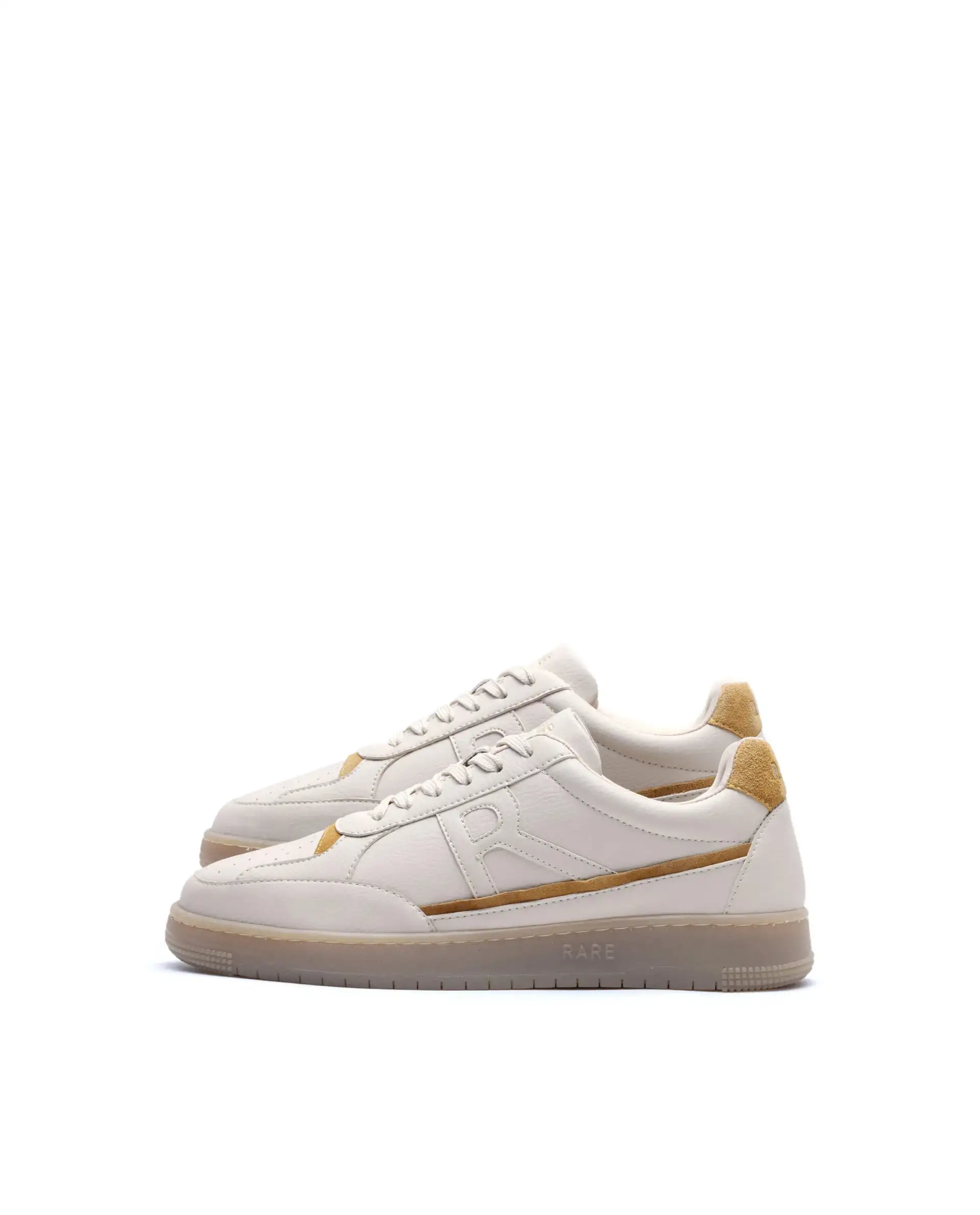 Rare Rabbit Men's Volgo Beige Micro Leather Sneaker - Image 7