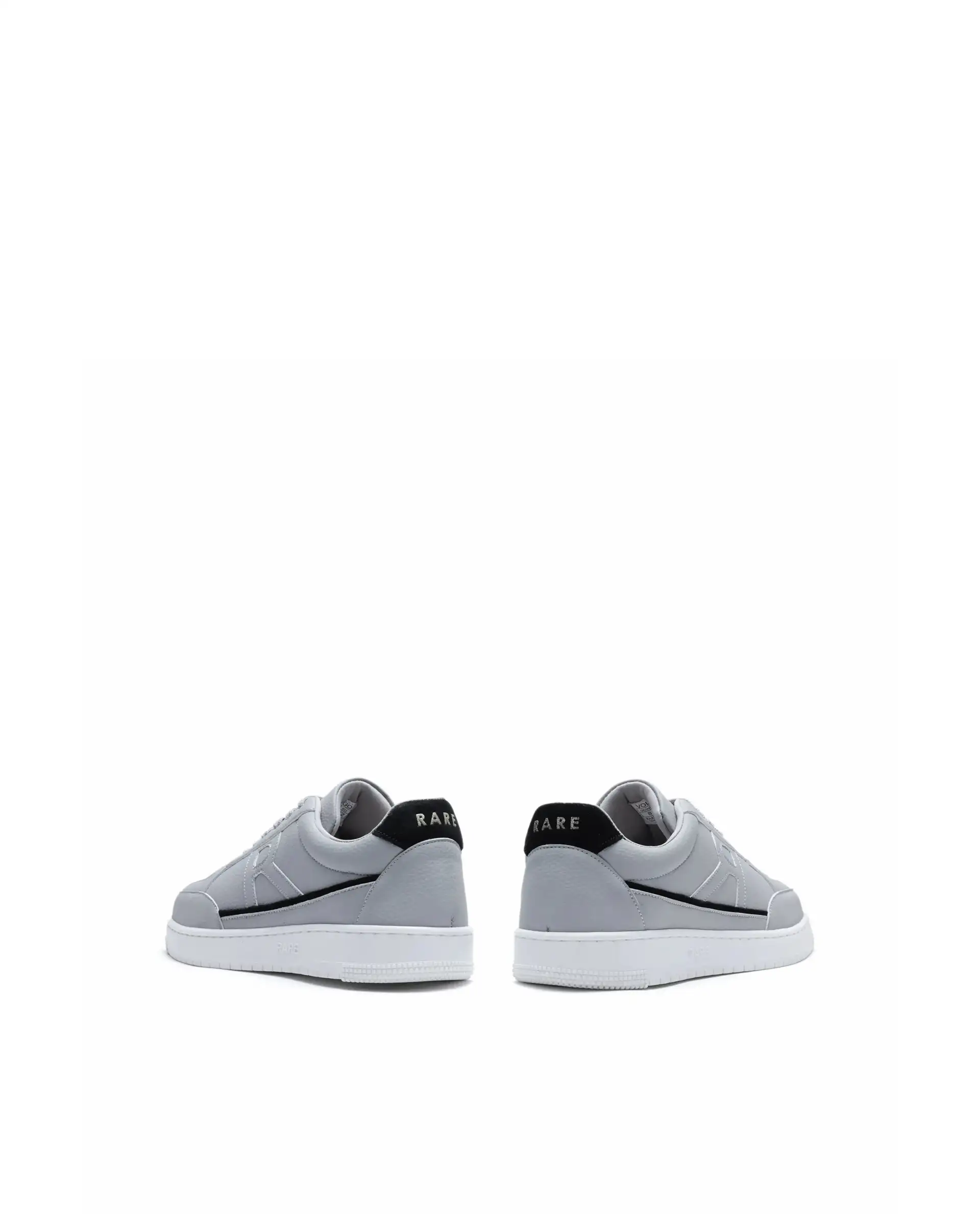 Rare Rabbit Men's Volgo Grey Micro Leather Sneaker - Image 5