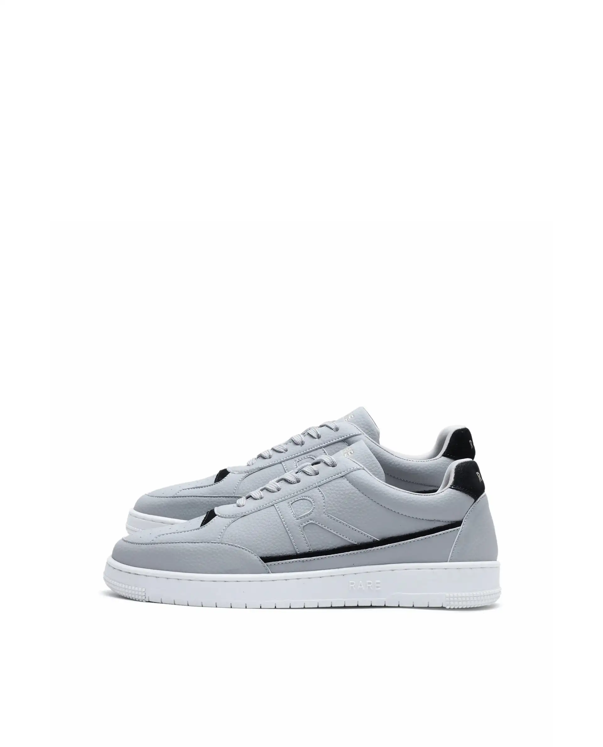 Rare Rabbit Men's Volgo Grey Micro Leather Sneaker - Image 7