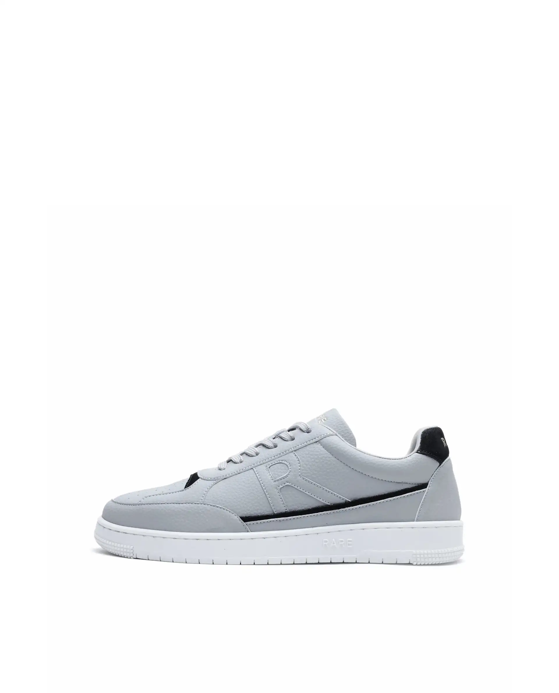 Rare Rabbit Men's Volgo Grey Micro Leather Sneaker - Image 8