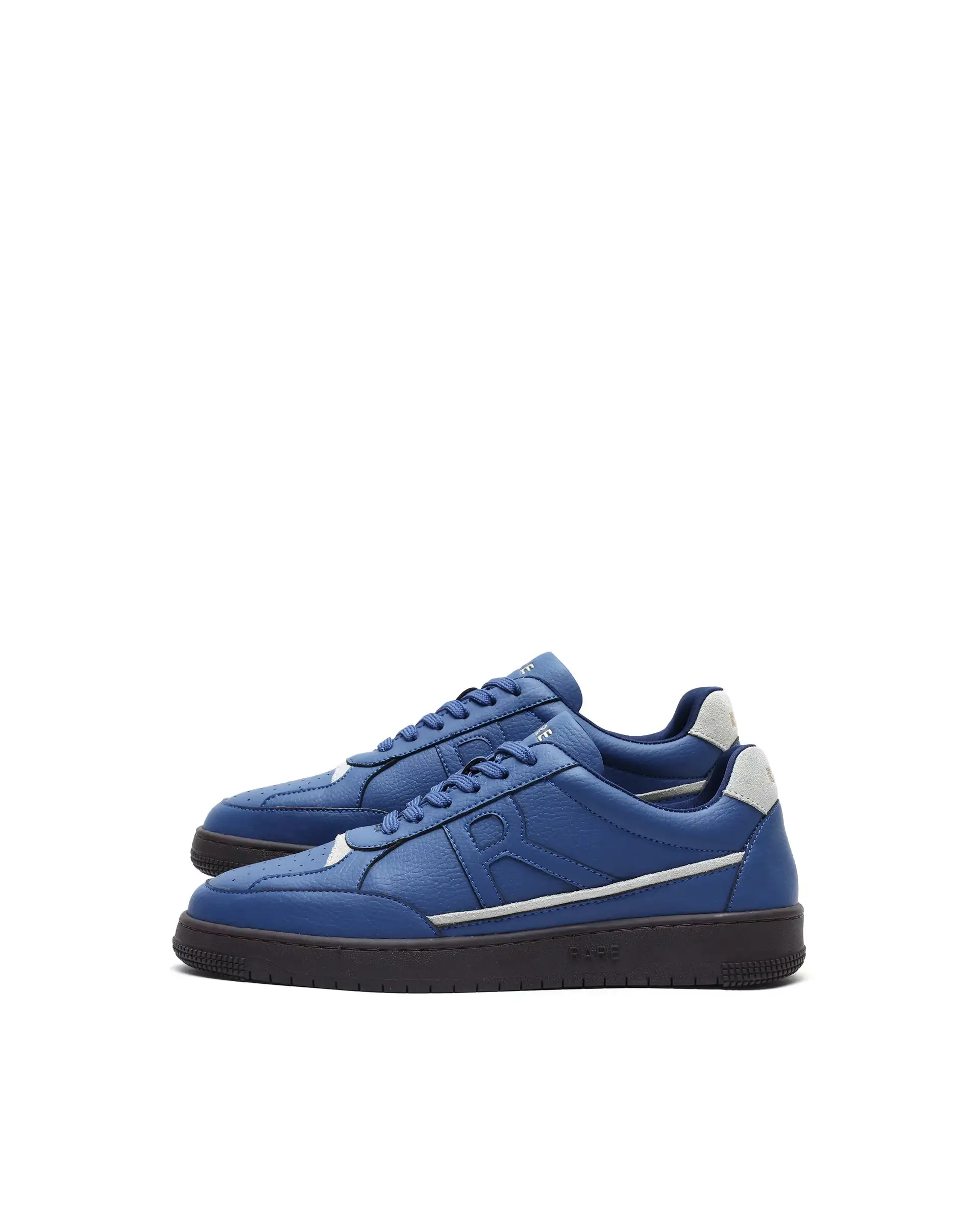 Rare Rabbit Men's Volgo Navy Micro Leather Sneaker - Image 2