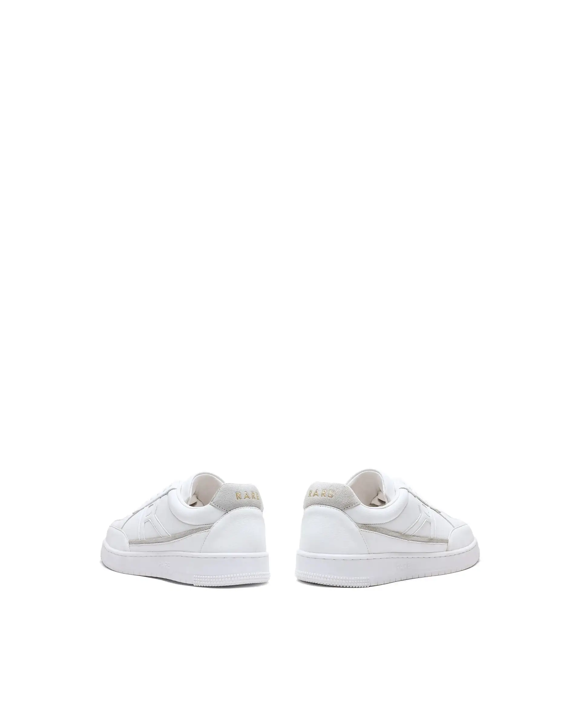 Rare Rabbit Men's Volgo White Micro Leather Sneaker - Image 2