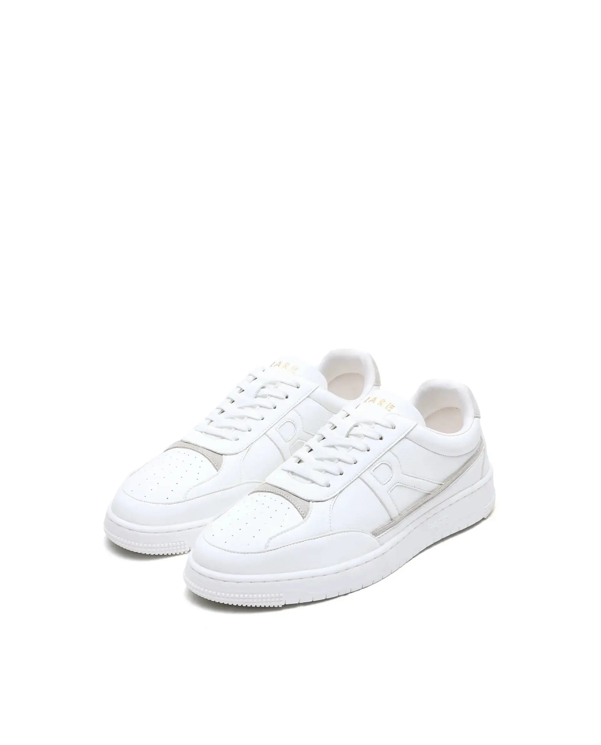Rare Rabbit Men's Volgo White Micro Leather Sneaker - Image 3
