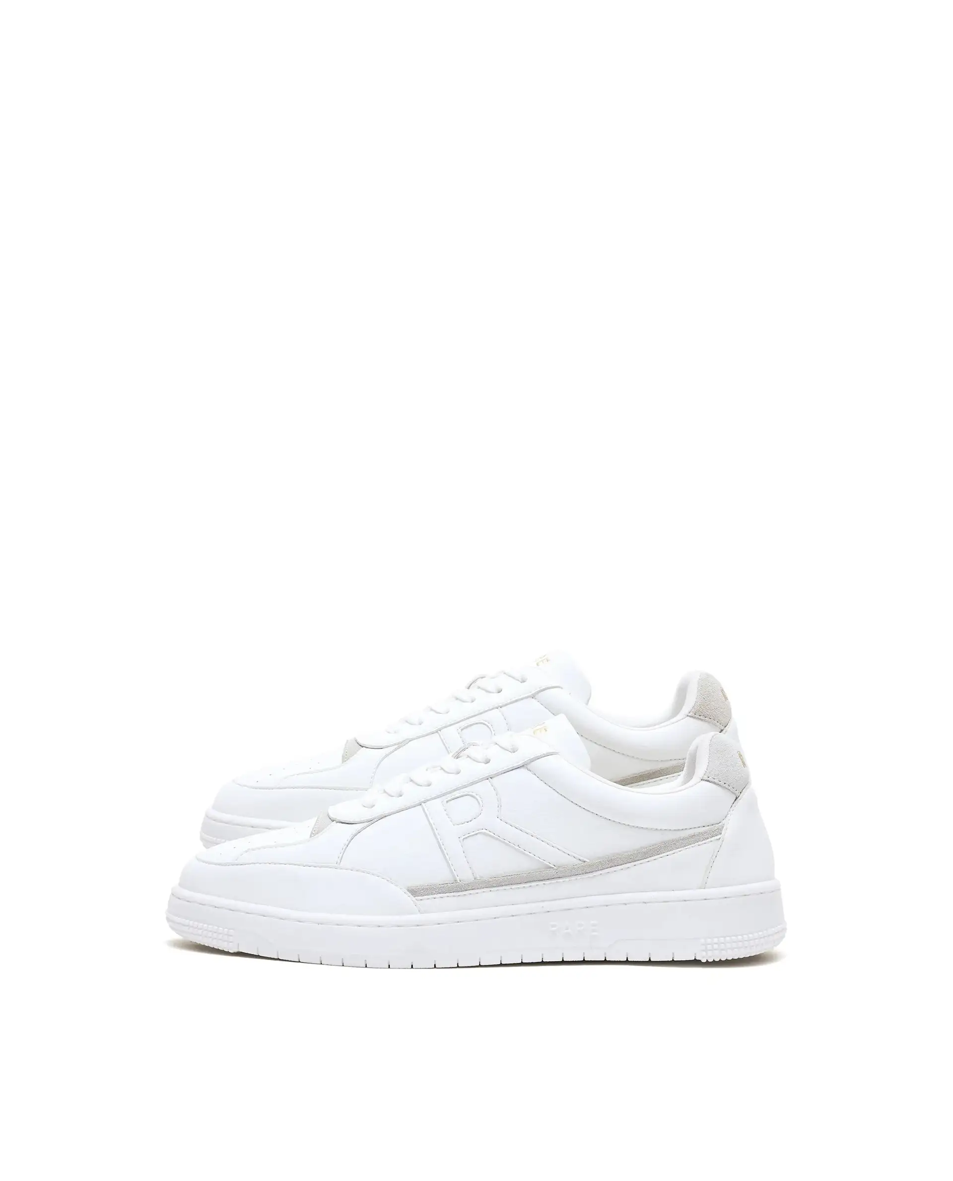 Rare Rabbit Men's Volgo White Micro Leather Sneaker - Image 5
