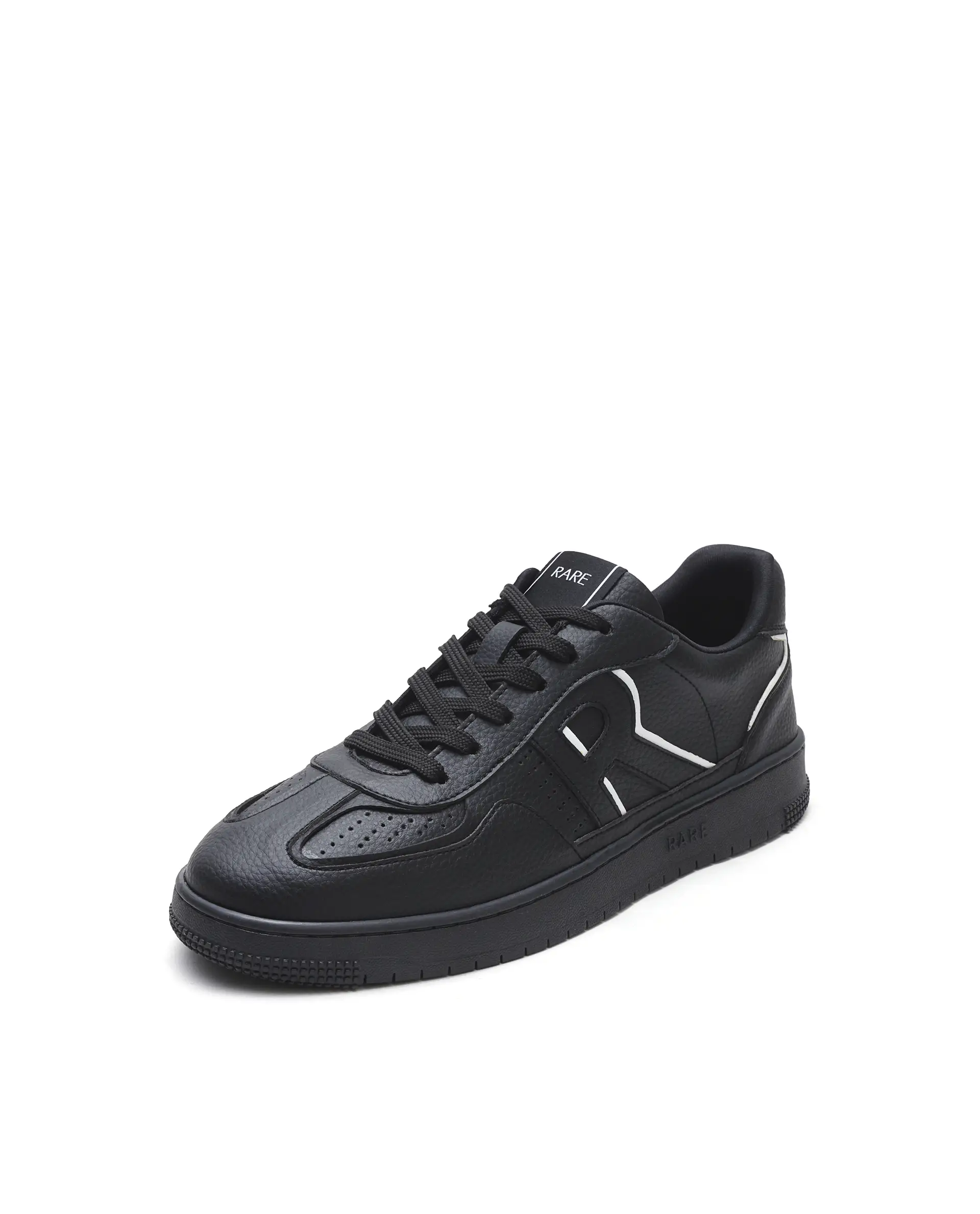 Rare Rabbit Men's Volt Black Micro Fiber Sneaker - Image 4