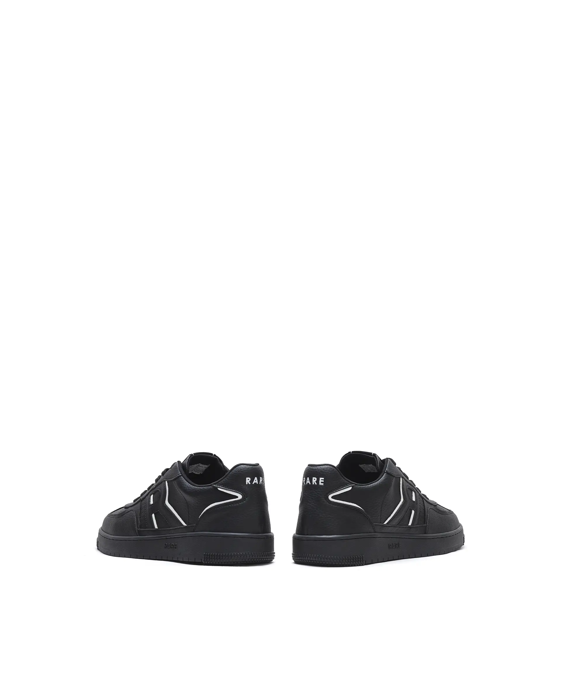 Rare Rabbit Men's Volt Black Micro Fiber Sneaker - Image 5