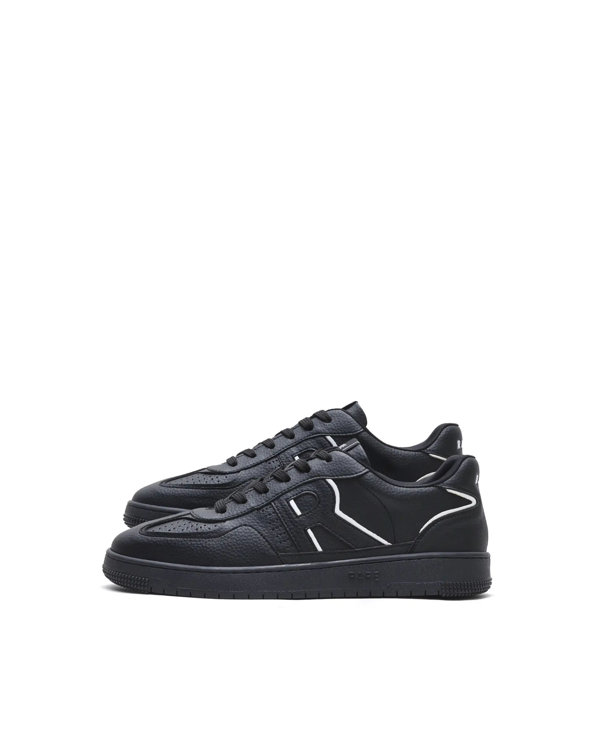 Rare Rabbit Men's Volt Black Micro Fiber Sneaker - Image 6