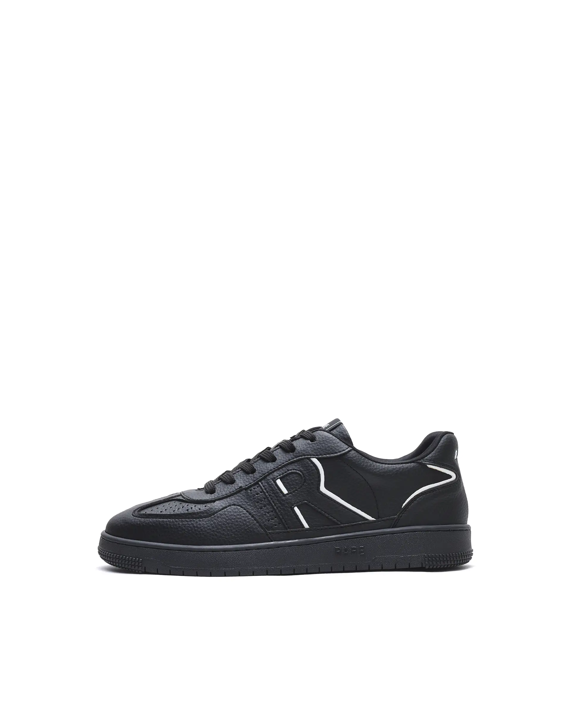 Rare Rabbit Men's Volt Black Micro Fiber Sneaker - Image 8