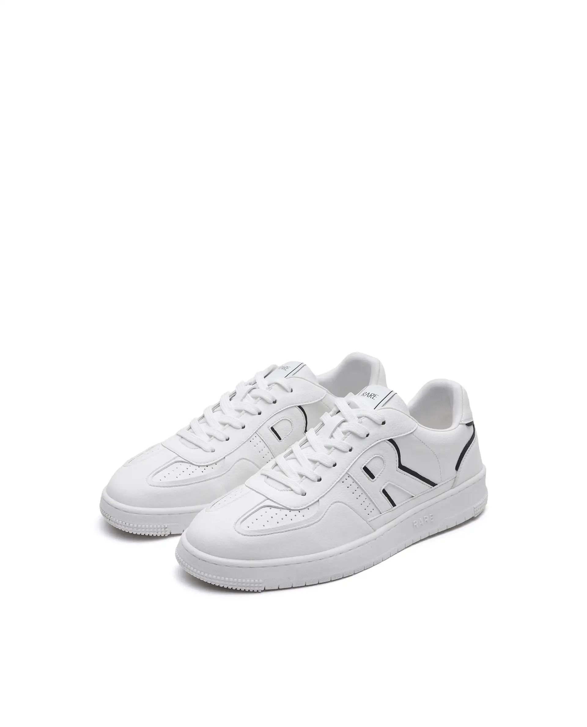 Rare Rabbit Men's Volt White Micro Fiber Sneaker - Image 3