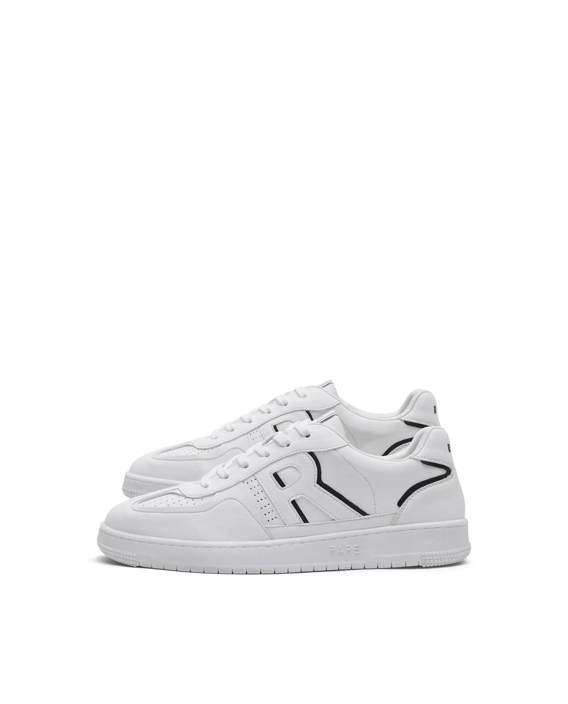 Rare Rabbit Men's Volt White Micro Fiber Sneaker - Image 4
