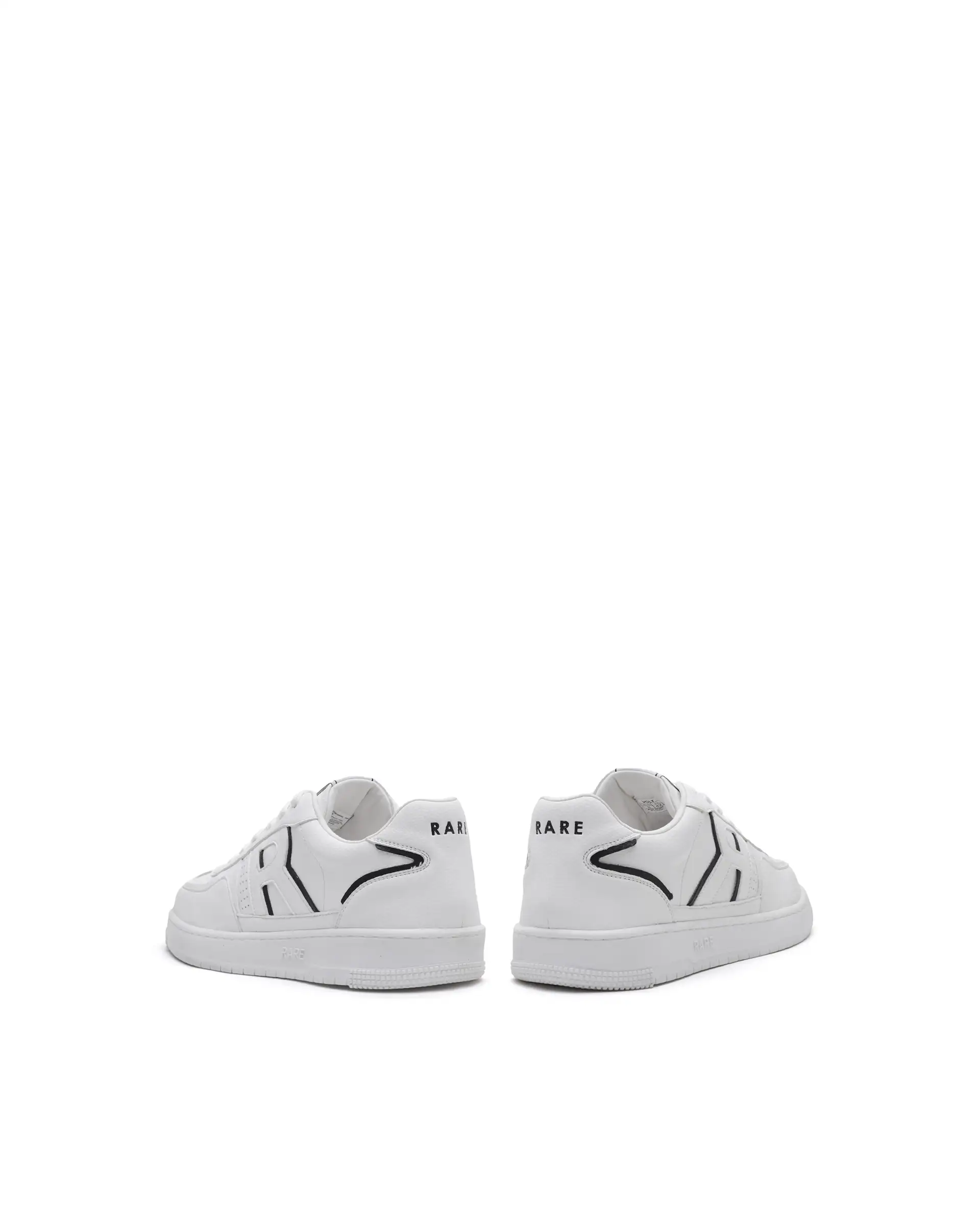 Rare Rabbit Men's Volt White Micro Fiber Sneaker - Image 5