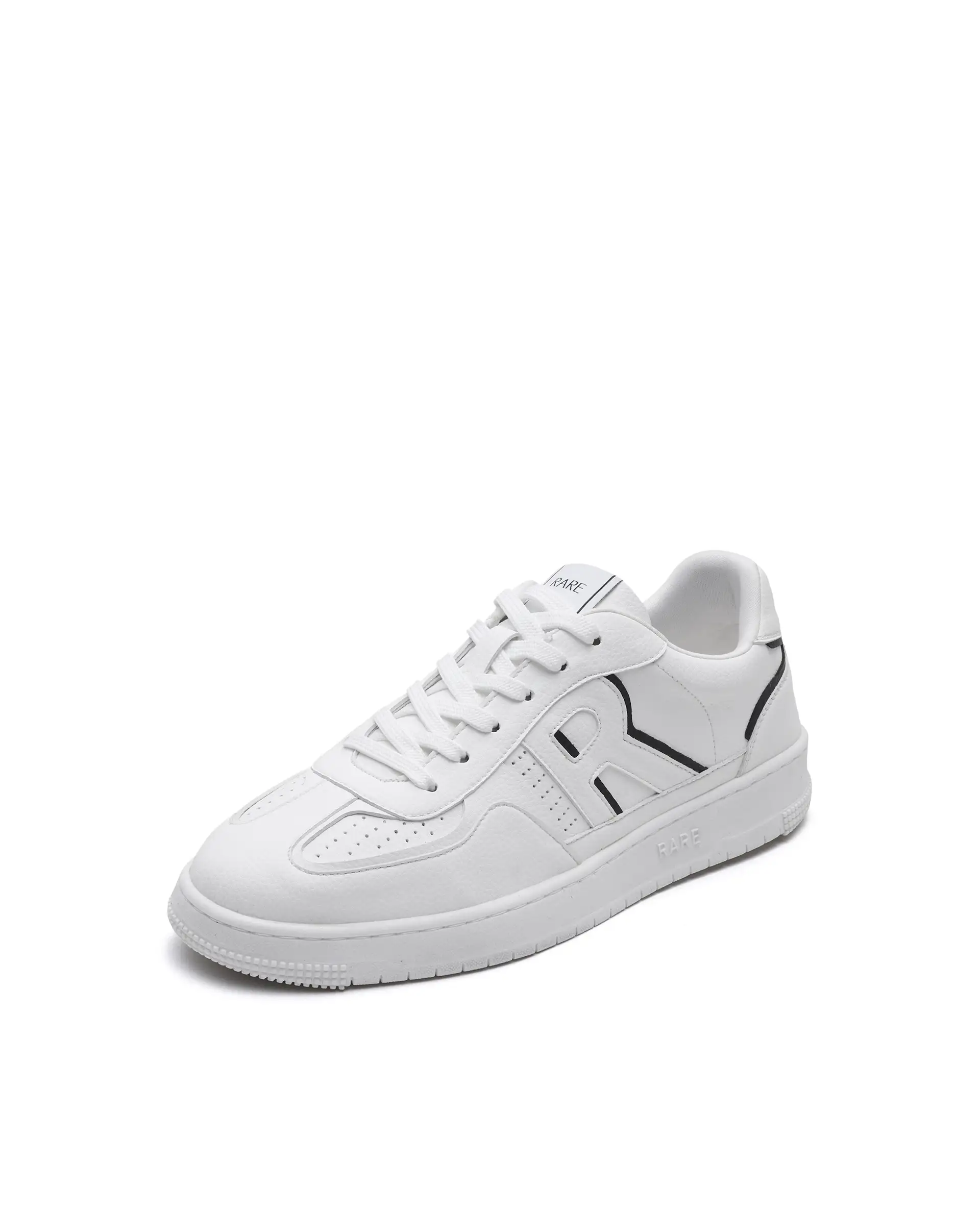Rare Rabbit Men's Volt White Micro Fiber Sneaker - Image 6