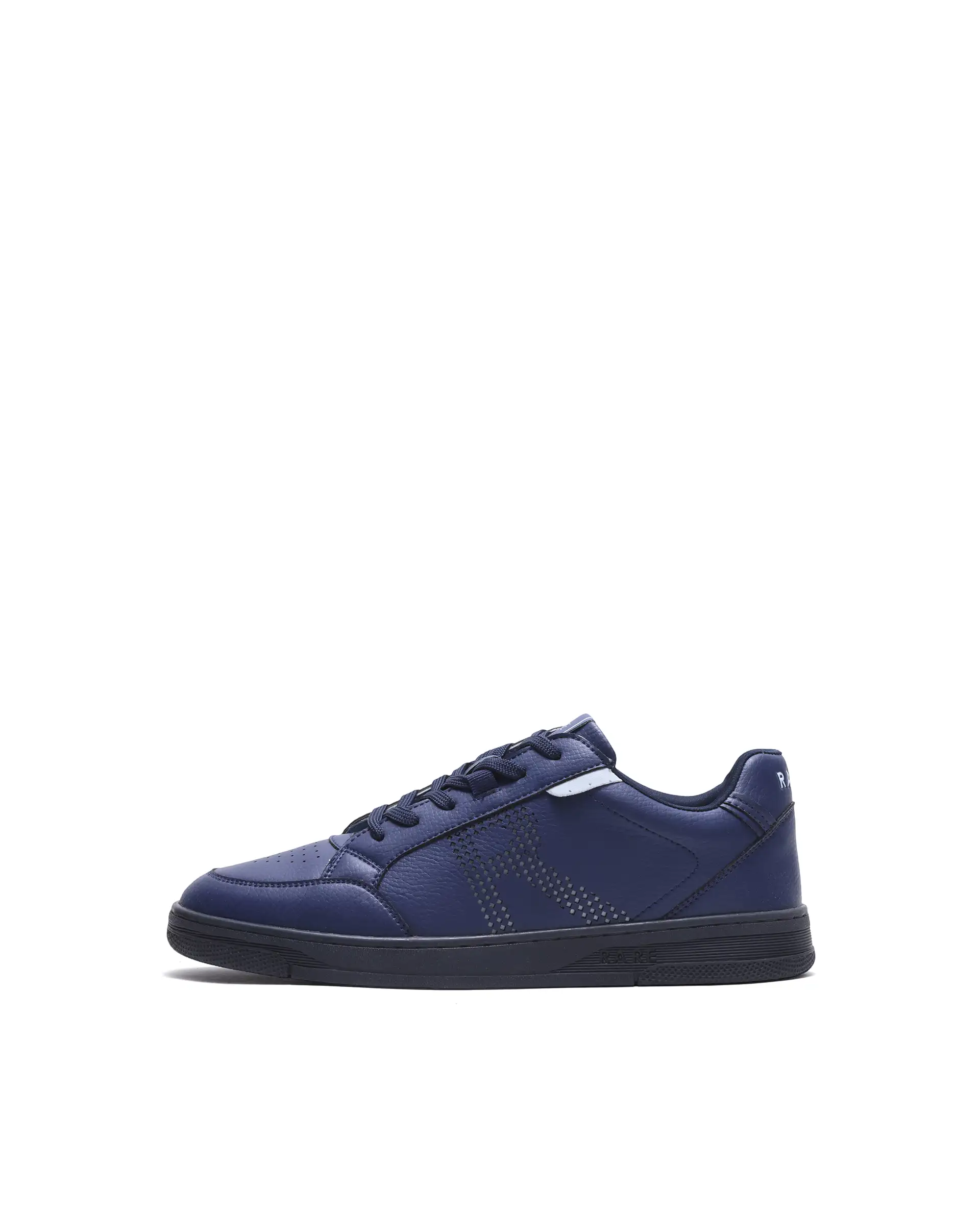 Rarez Men's Vorto Navy Micro Leather Sneaker - Image 8