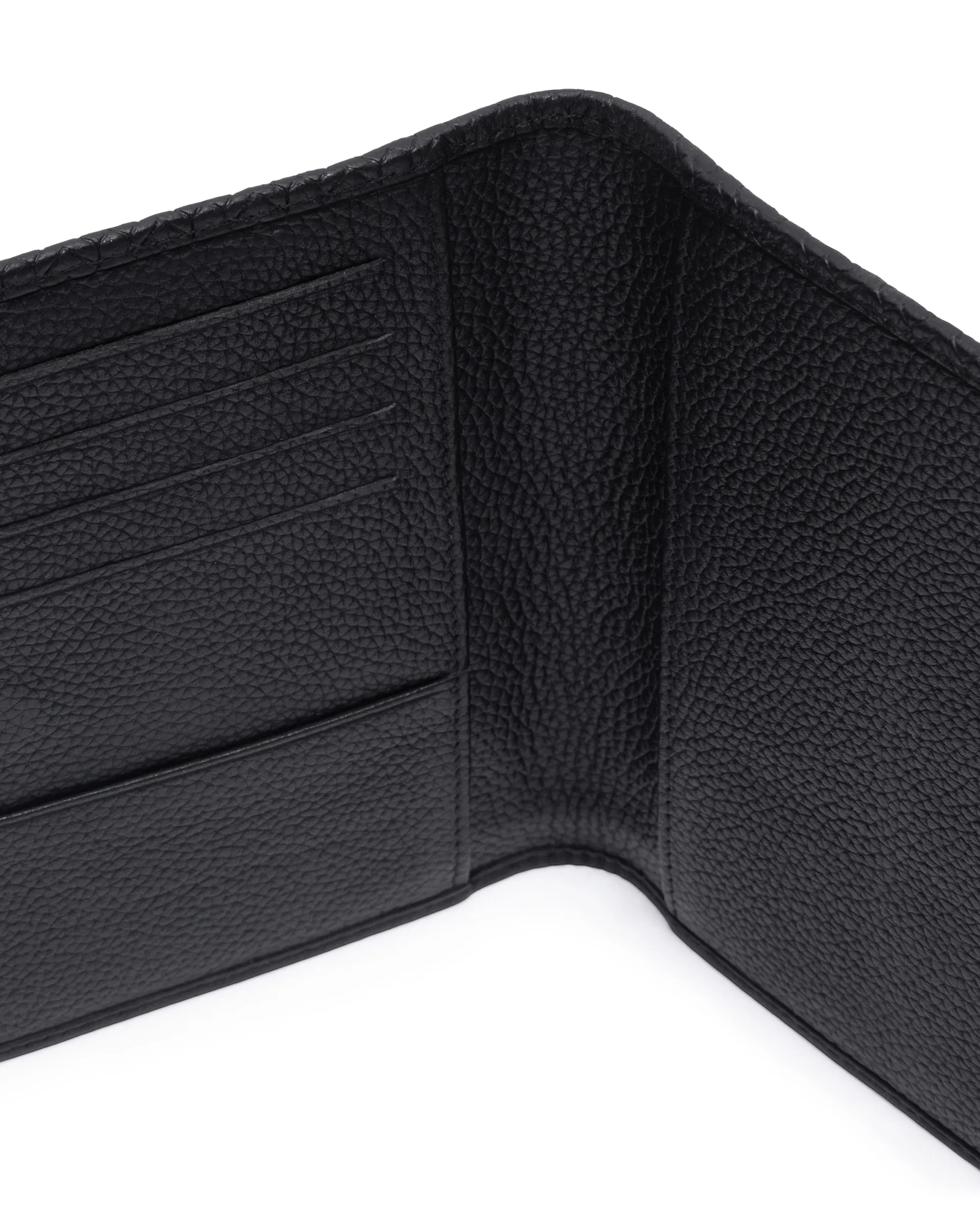Rare Rabbit Men Voryn Black Leather Passport Holder - Image 4