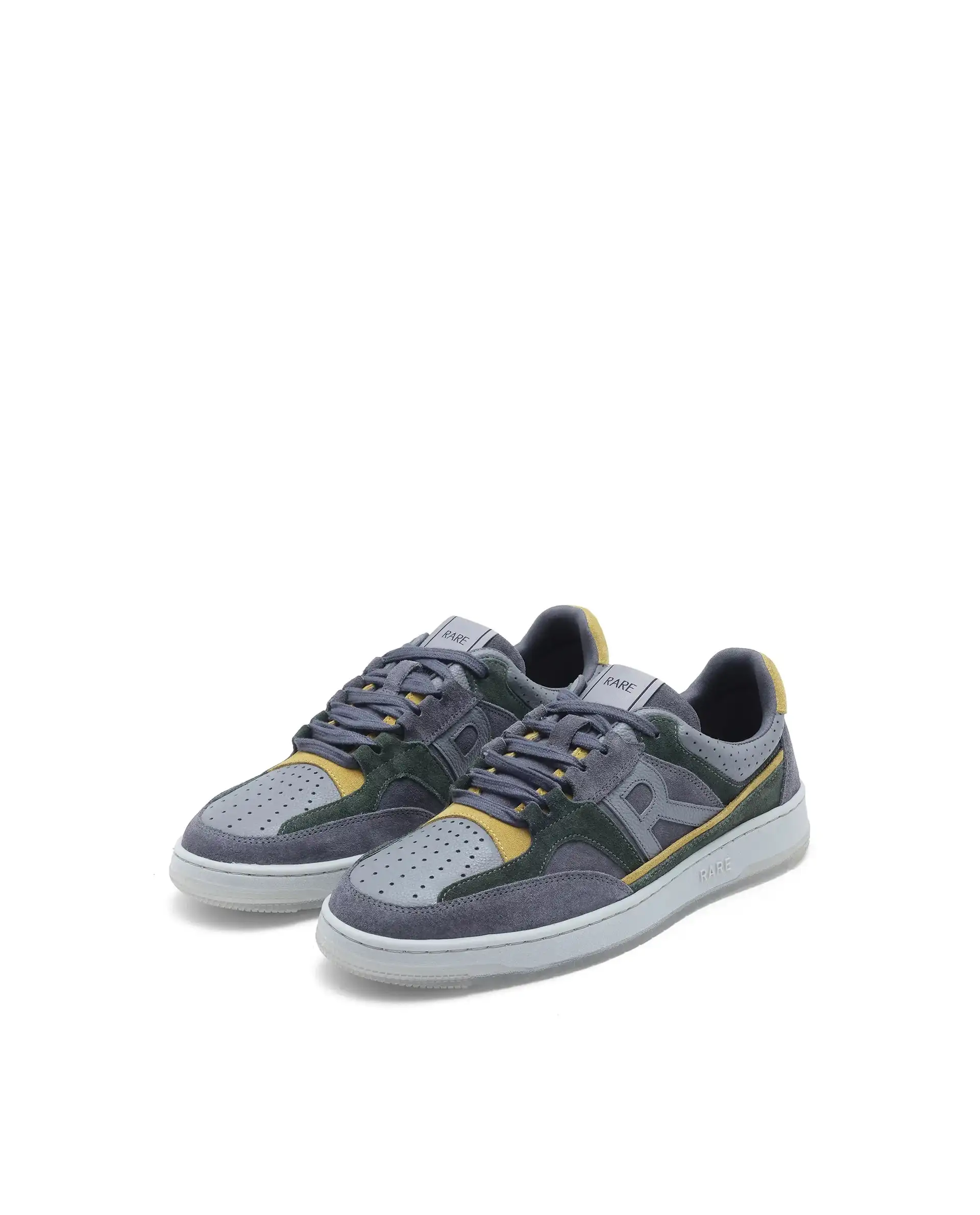 Rare Rabbit Men Voyage Dark Grey Lace-Up Closure Sneaker - Image 4