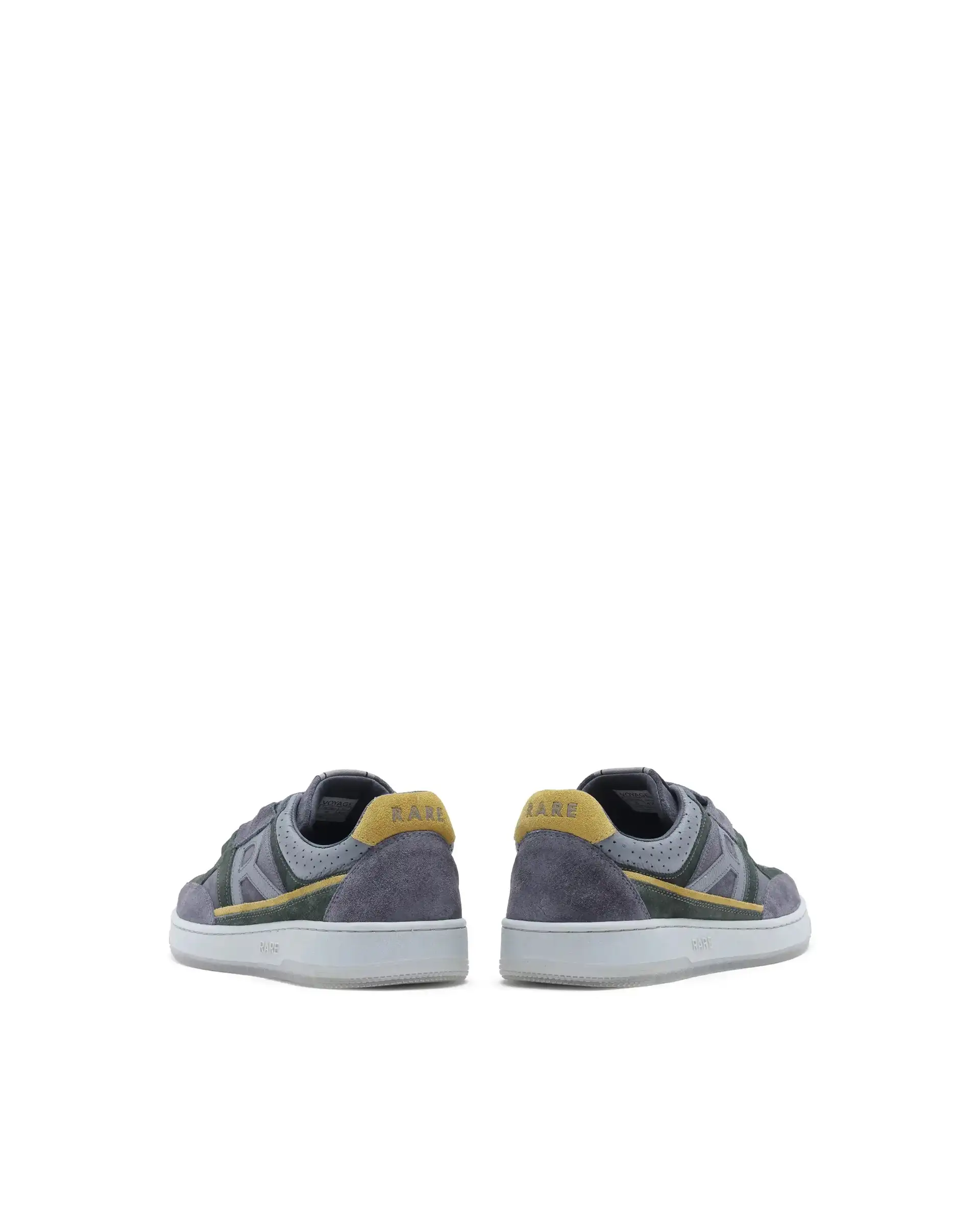 Rare Rabbit Men Voyage Dark Grey Lace-Up Closure Sneaker - Image 5