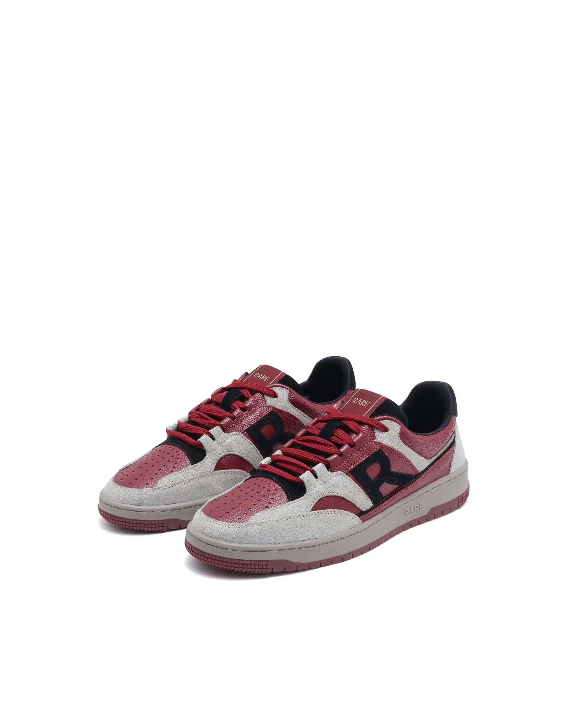 Rare Rabbit Men Voyage Red Leather Lace-Up Sneaker - Image 3