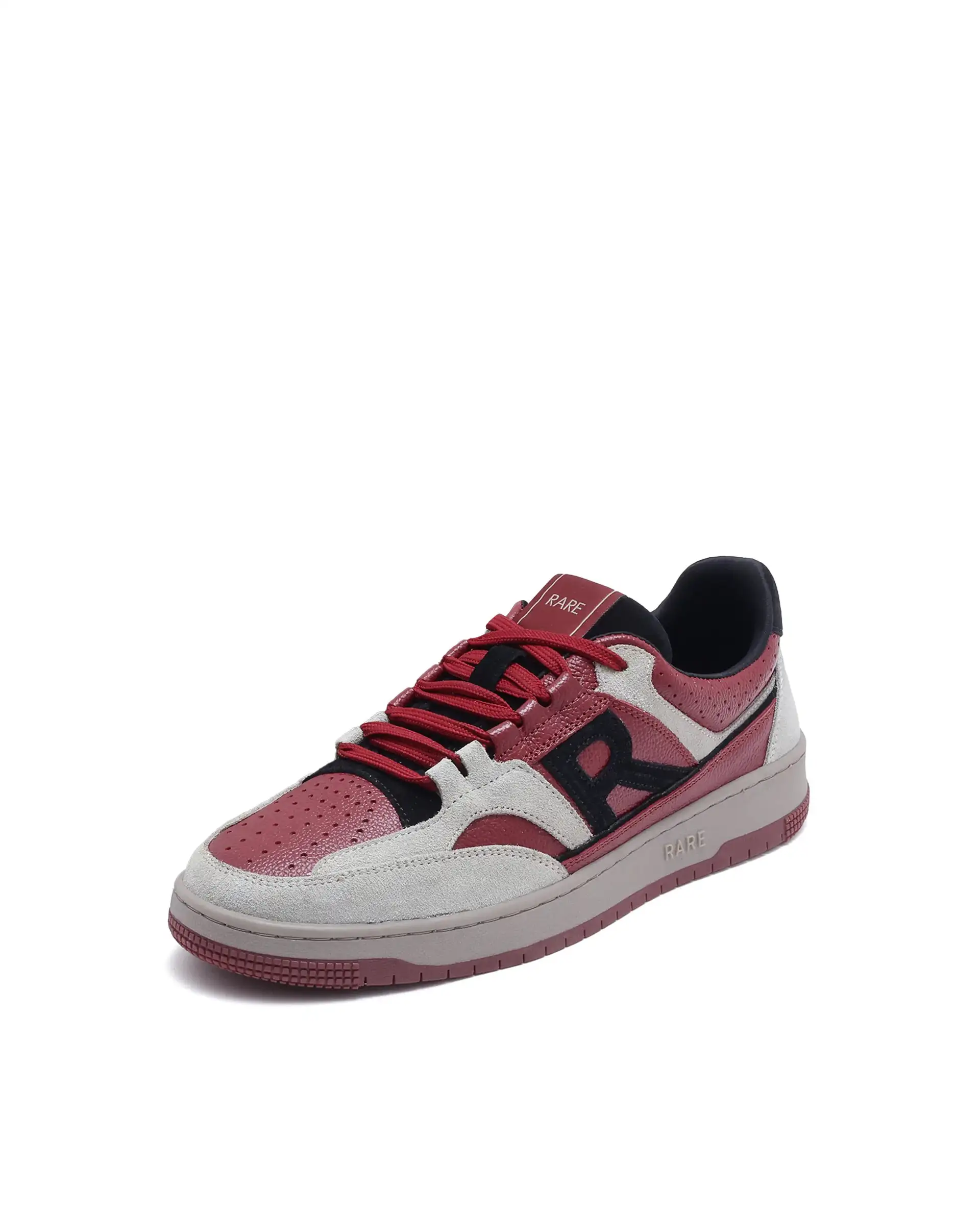 Rare Rabbit Men Voyage Red Leather Lace-Up Sneaker - Image 6