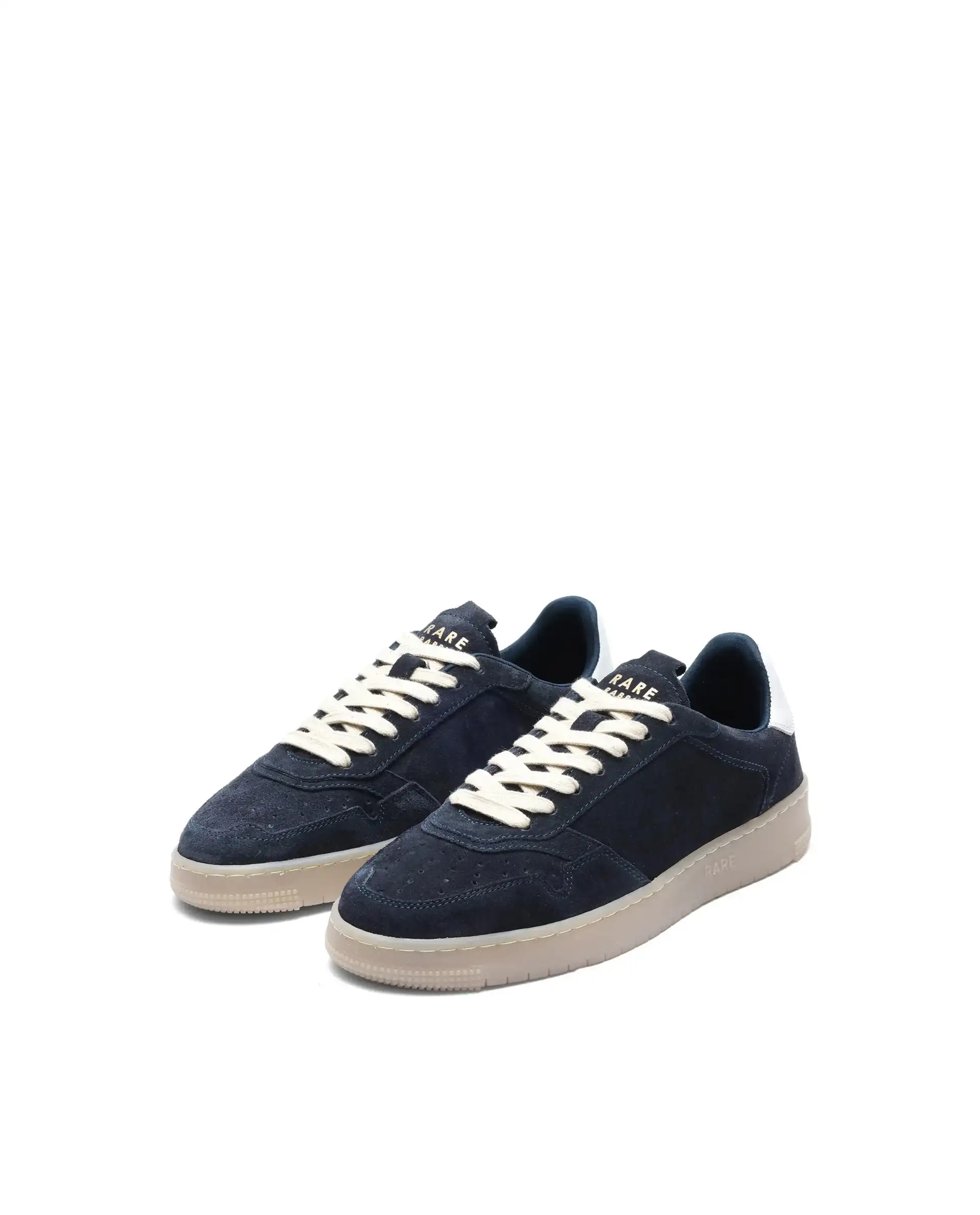 Rare Rabbit Men's Woolton-2 Navy Lace-Up Closure Sneaker - Image 3