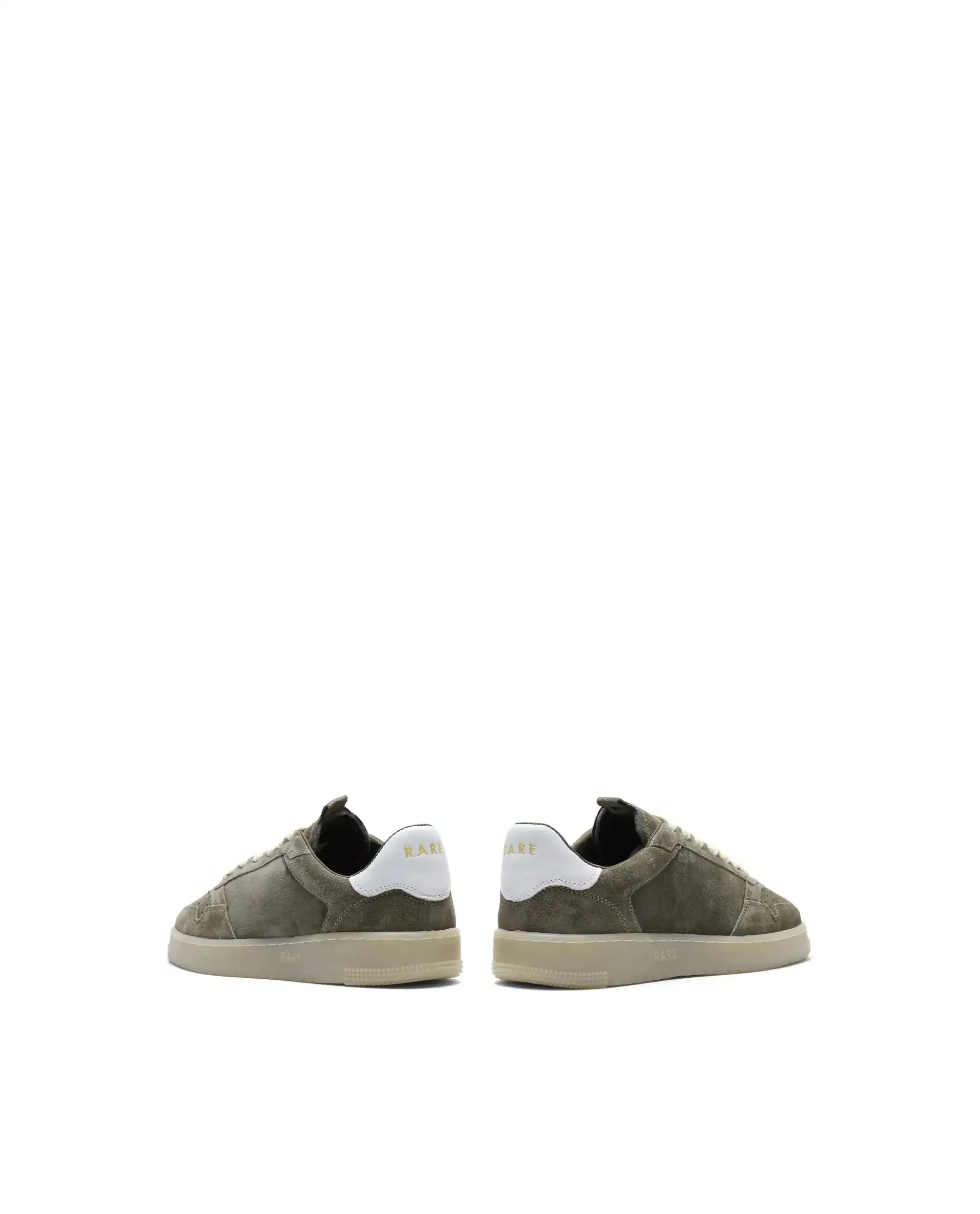 Rare Rabbit Men's Woolton-2 Olive Leather Lace-Up Closure Sneaker - Image 4
