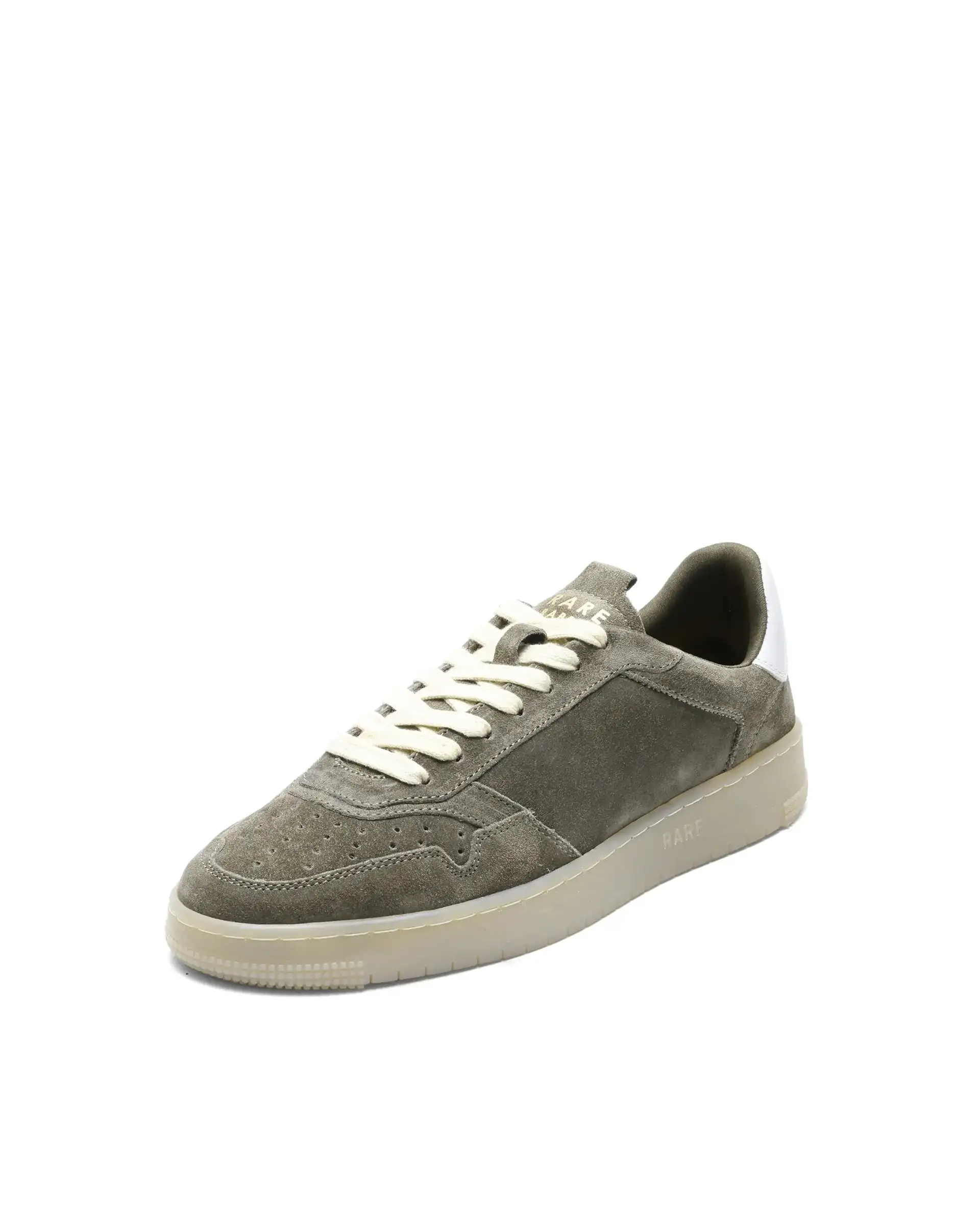 Rare Rabbit Men's Woolton-2 Olive Leather Lace-Up Closure Sneaker - Image 6