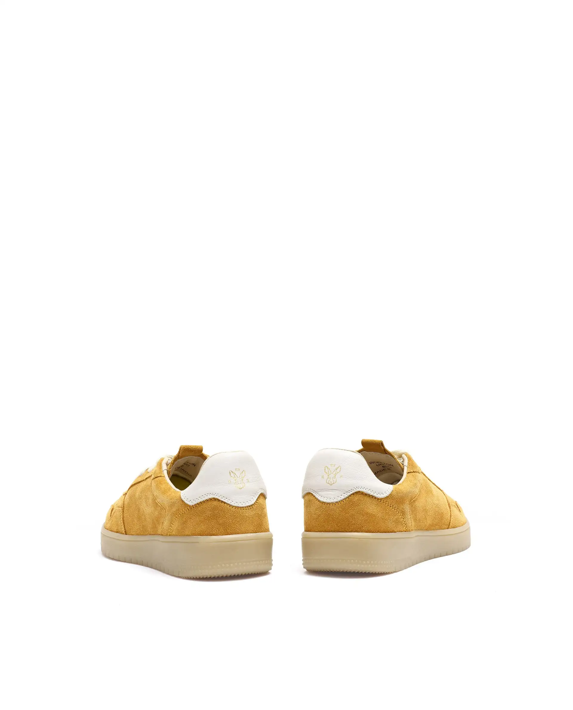 Rare Rabbit Men's Woolton Mustard Derby Style Casual Smart Suede Sneakers Shoes - Image 6