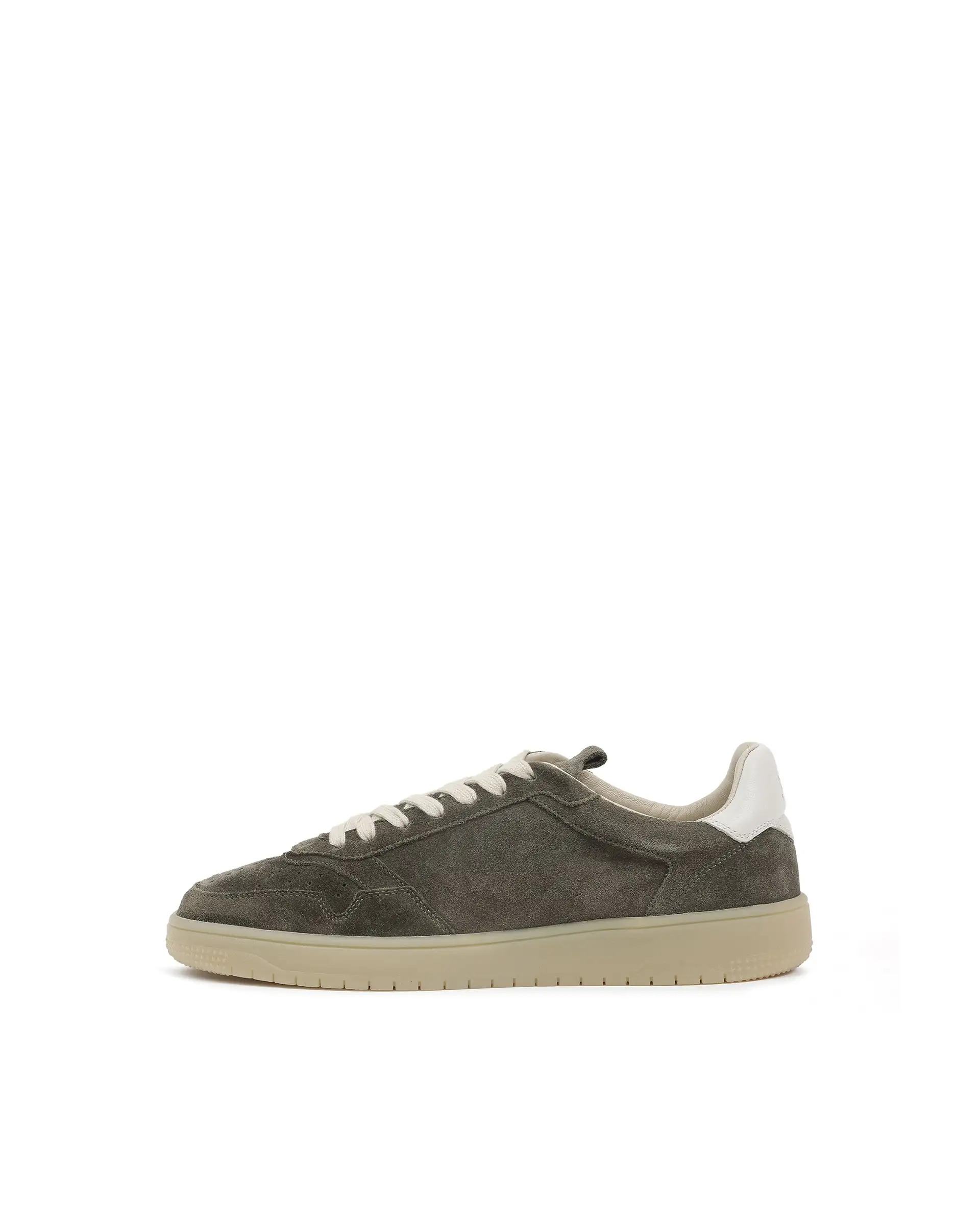 Rare Rabbit Men's Woolton Olive Derby Style Casual Smart Suede Sneakers Shoes