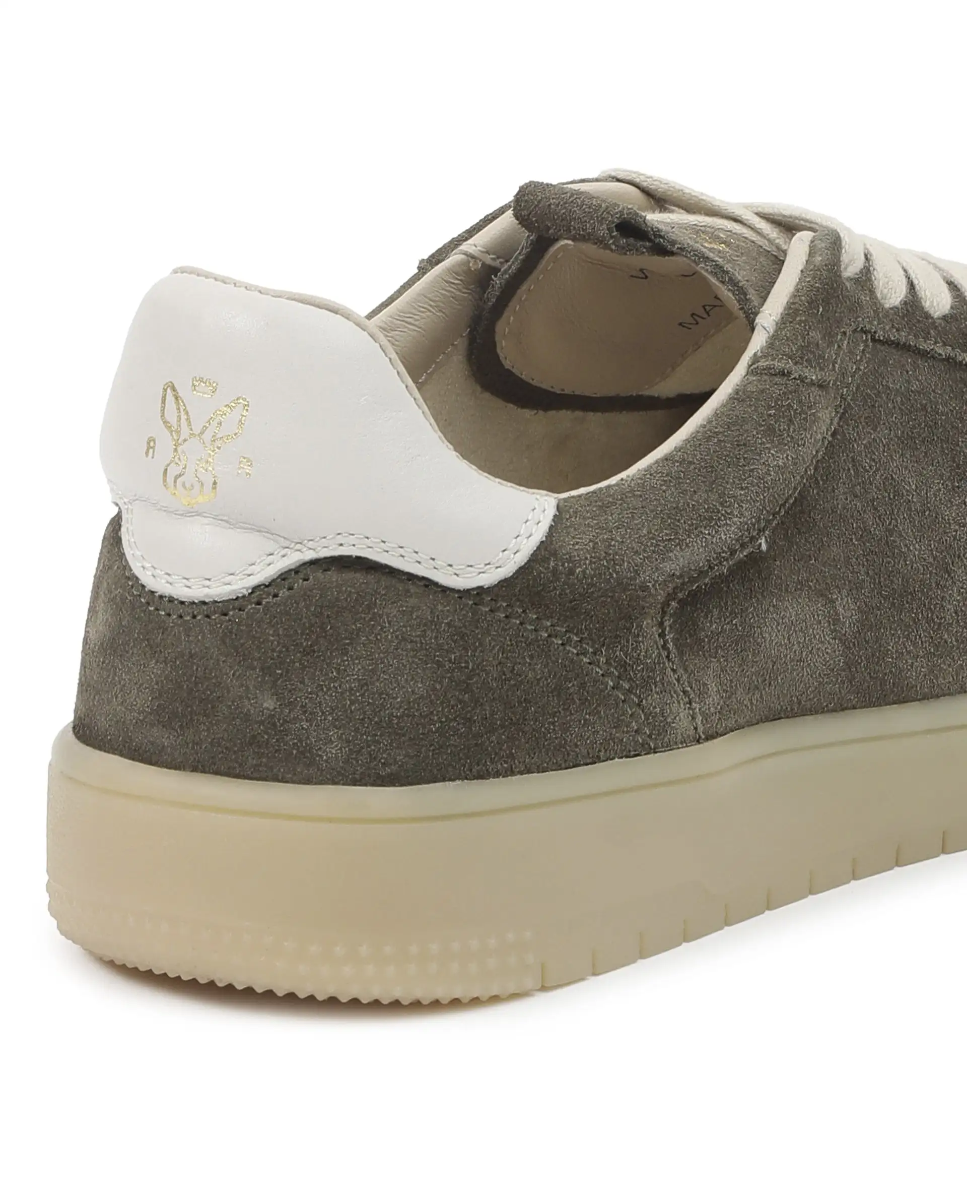 Rare Rabbit Men's Woolton Olive Derby Style Casual Smart Suede Sneakers Shoes - Image 11