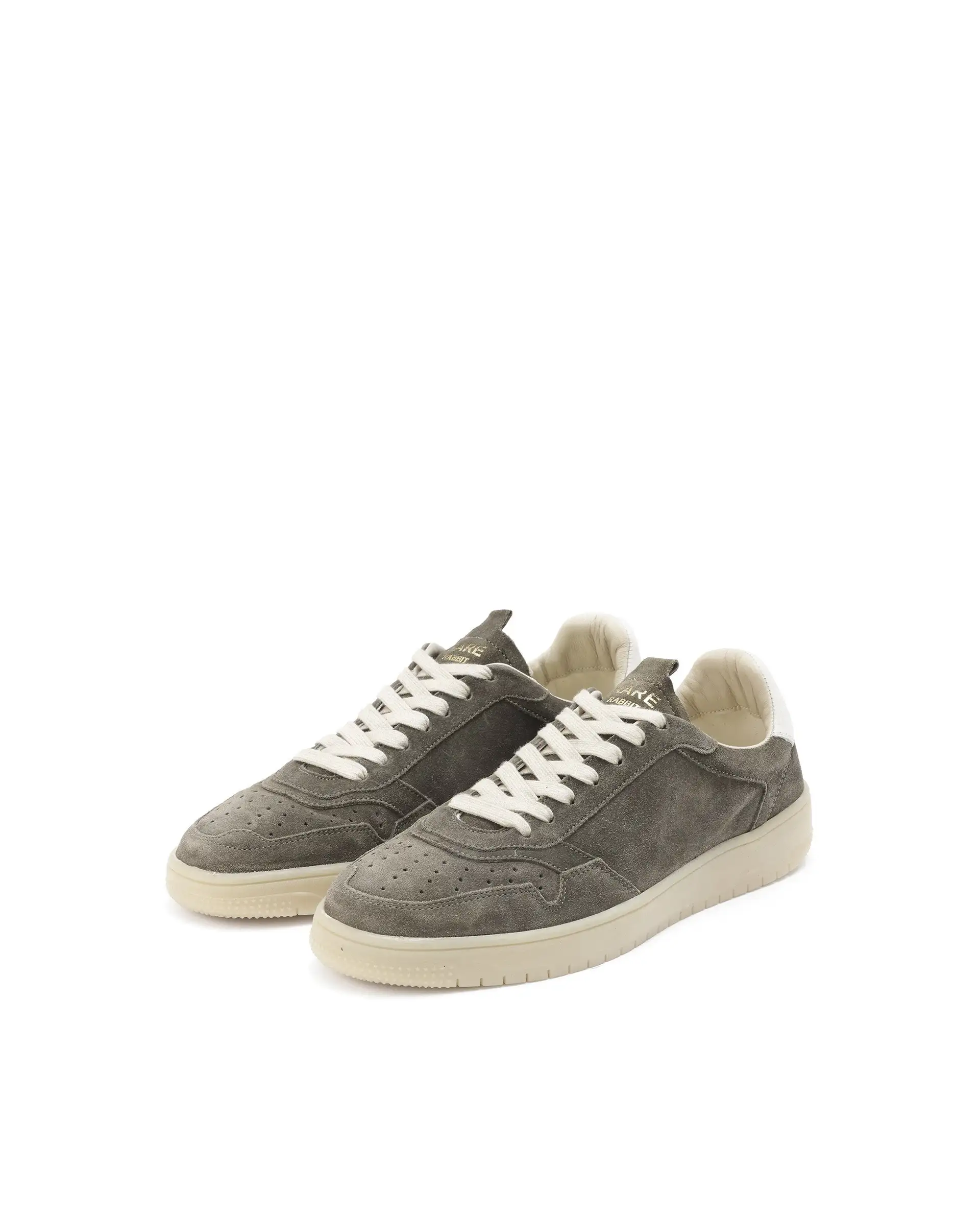 Rare Rabbit Men's Woolton Olive Derby Style Casual Smart Suede Sneakers Shoes - Image 3