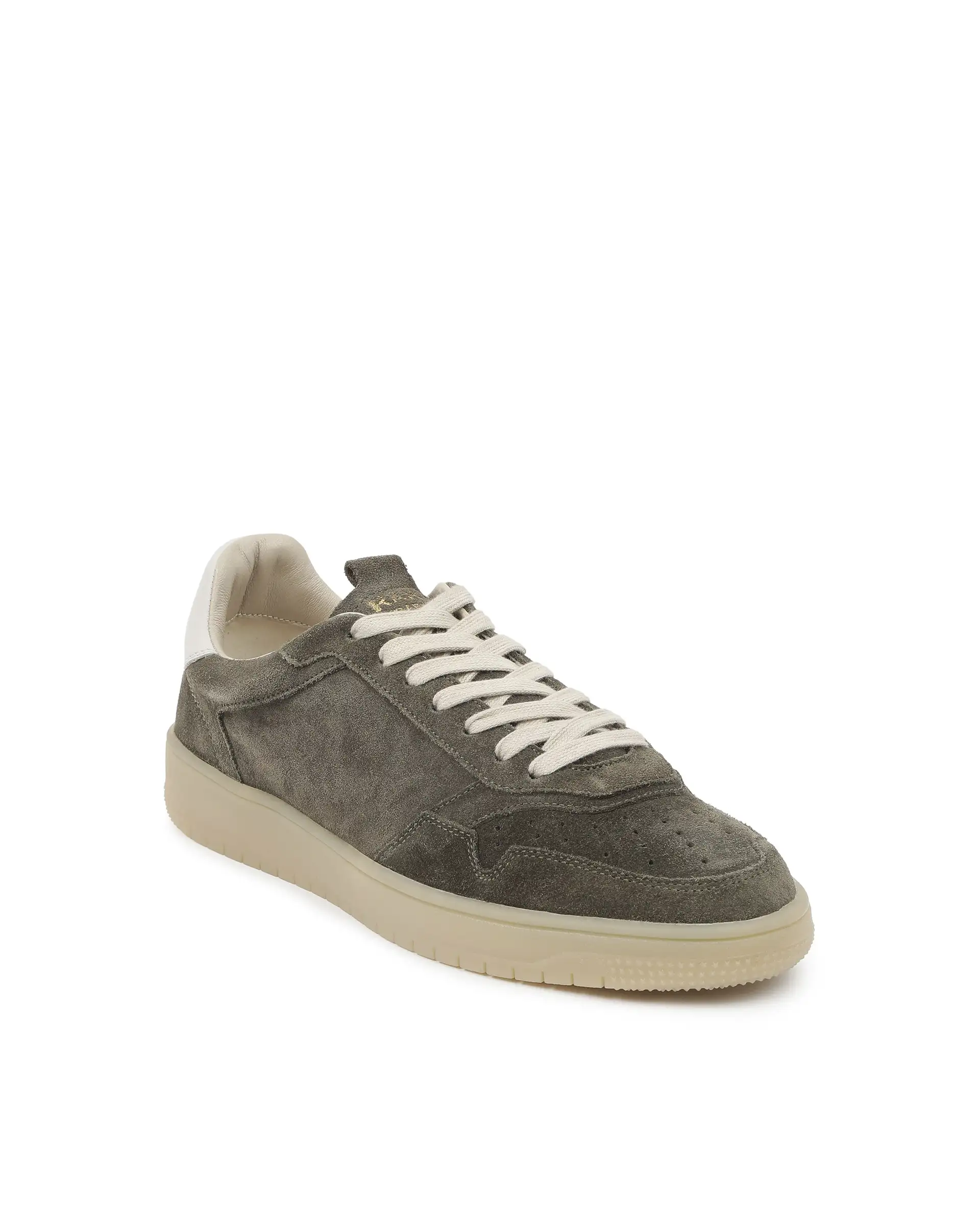 Rare Rabbit Men's Woolton Olive Derby Style Casual Smart Suede Sneakers Shoes - Image 4