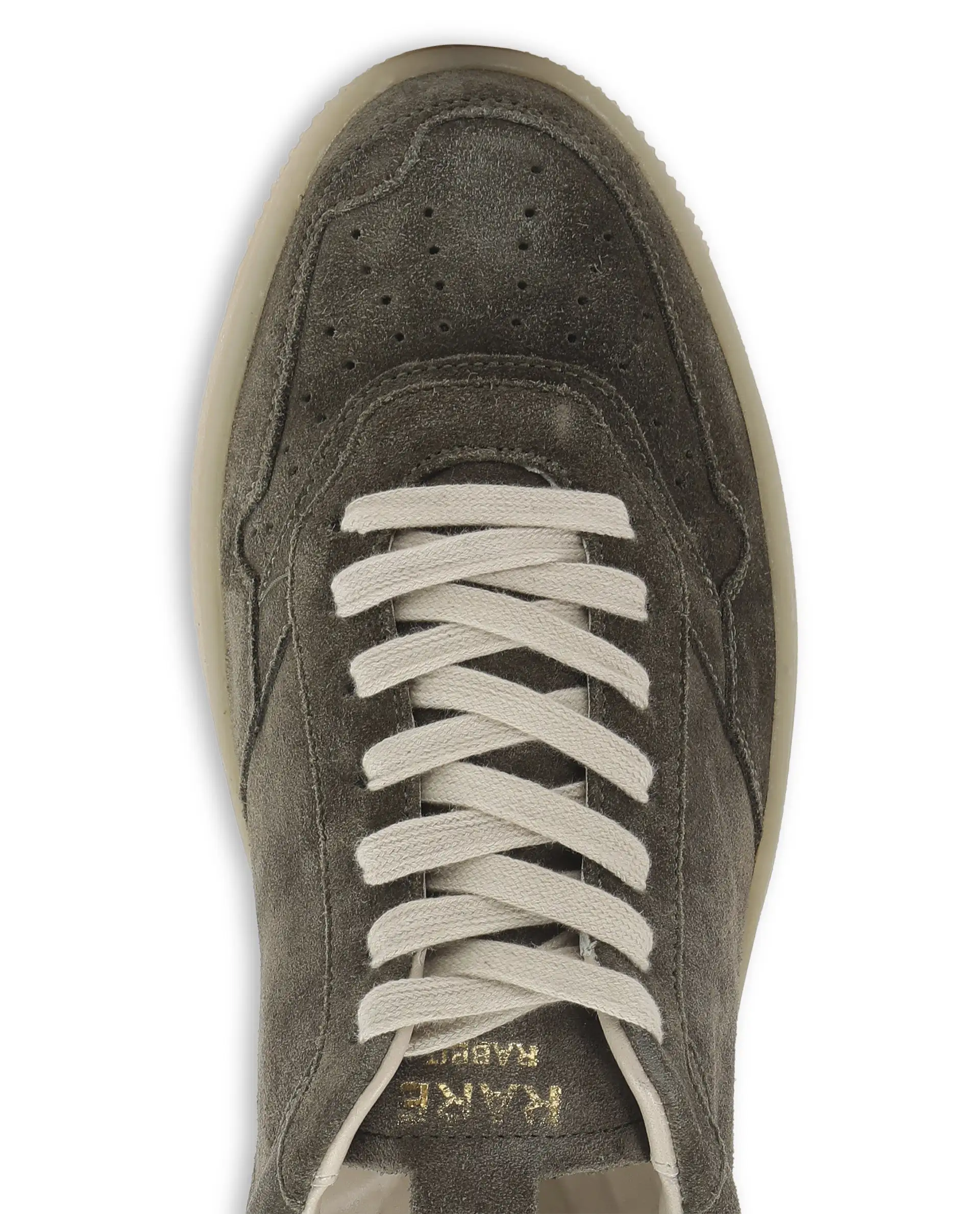 Rare Rabbit Men's Woolton Olive Derby Style Casual Smart Suede Sneakers Shoes - Image 8