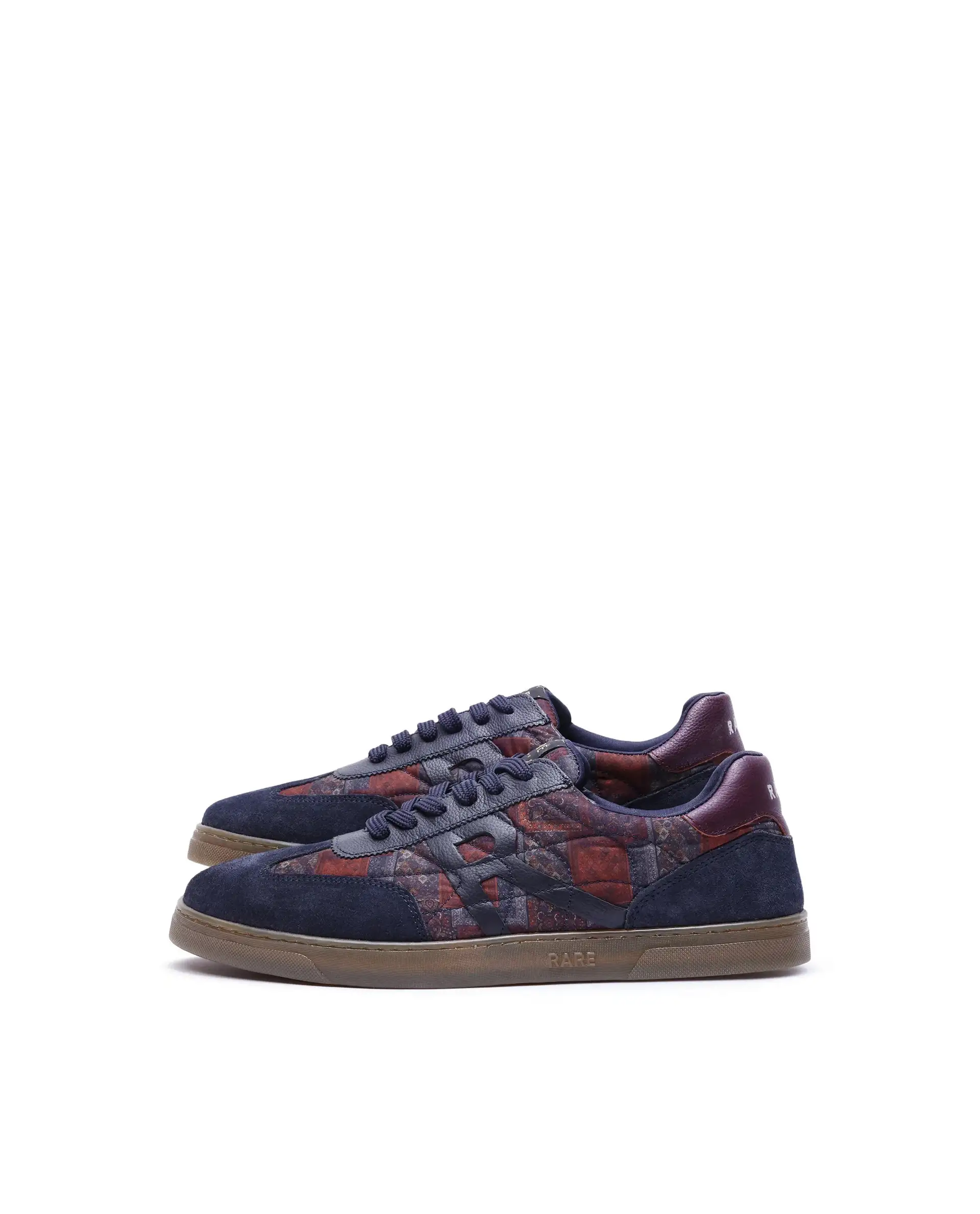 Rare Rabbit Men Yarn Dark Blue Leather Lace-Up Closure Shoes - Image 7