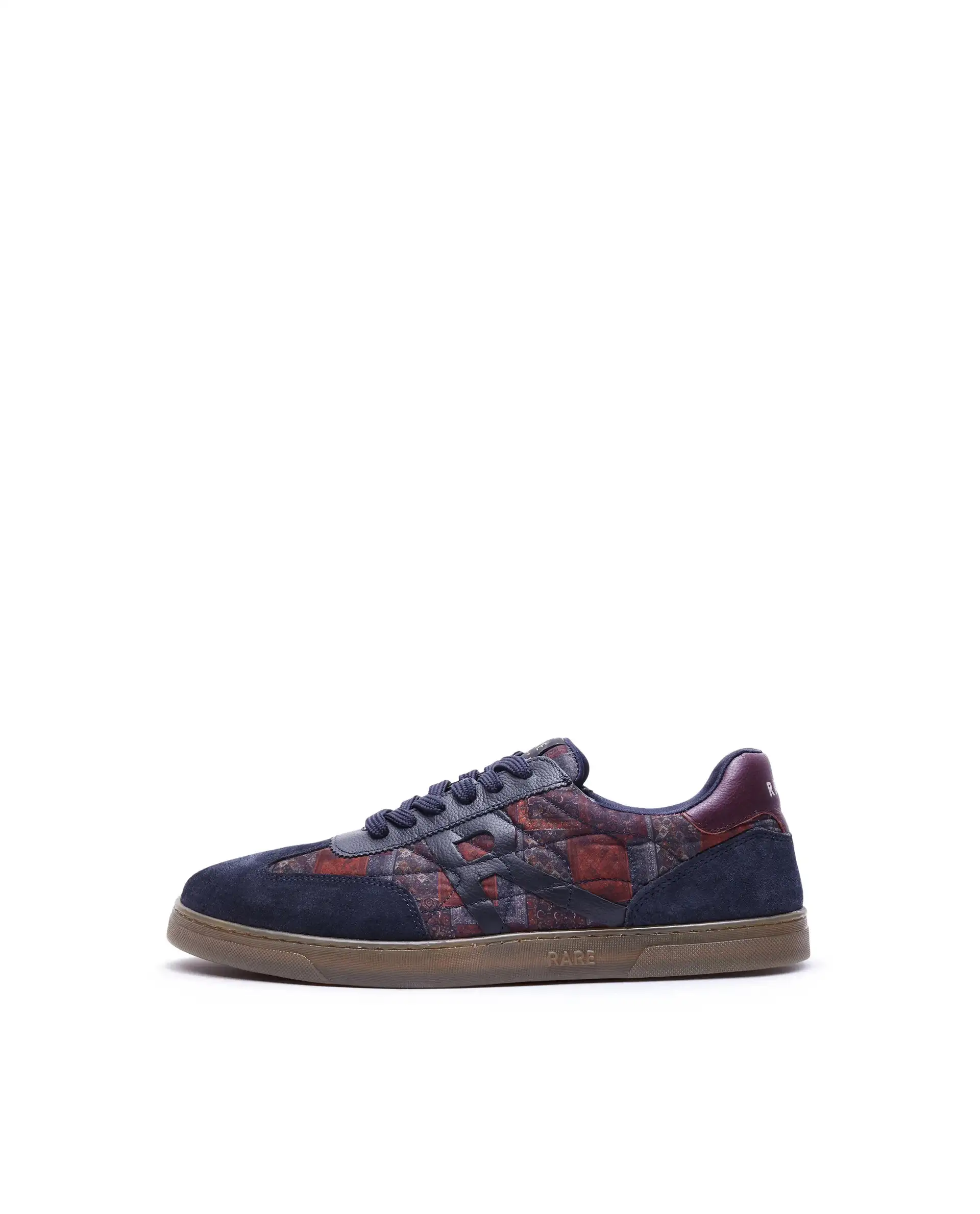 Rare Rabbit Men Yarn Dark Blue Leather Lace-Up Closure Shoes - Image 9
